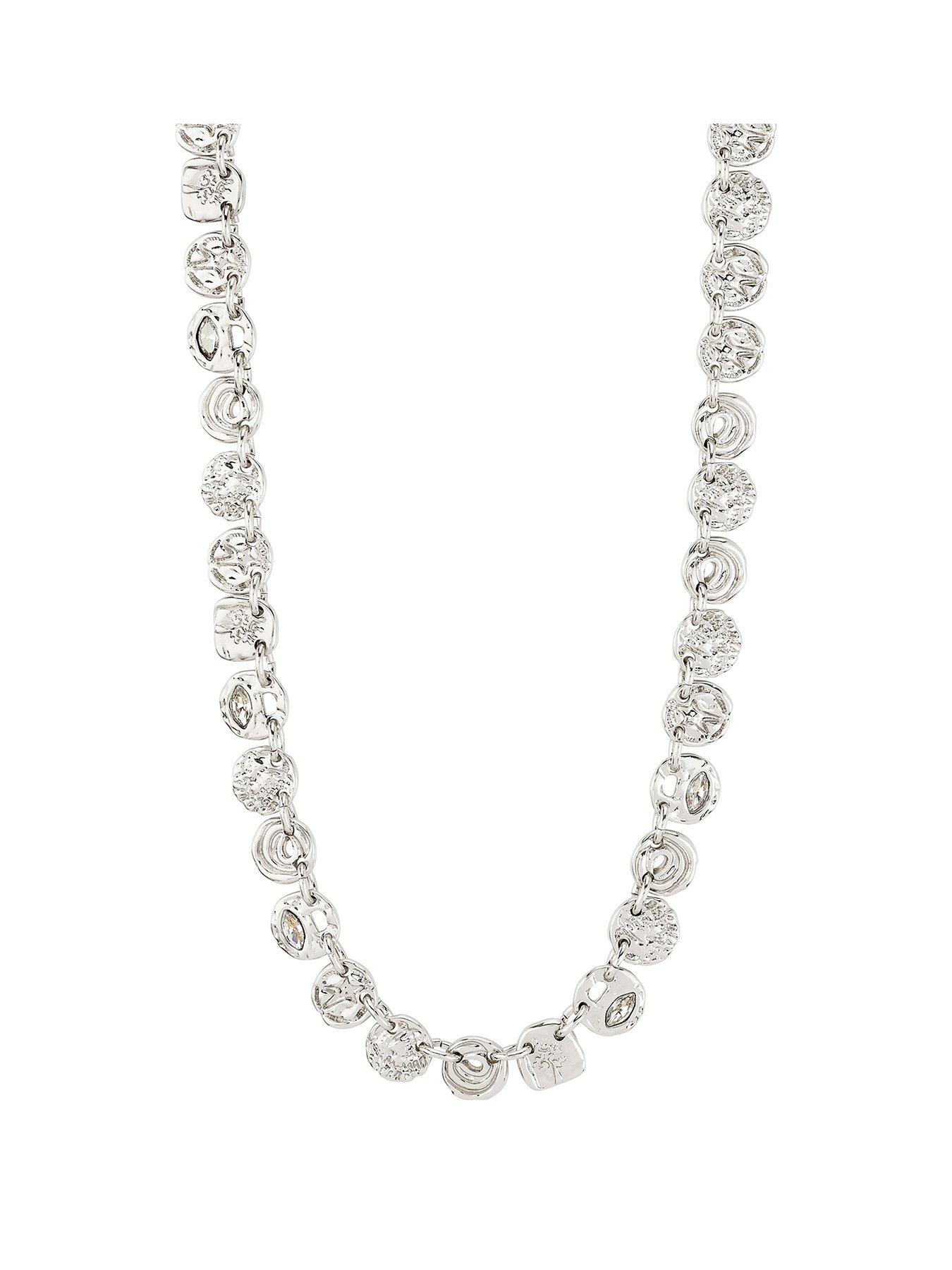 Image 1 of 6 of Pilgrim FIRE necklace silver-plated