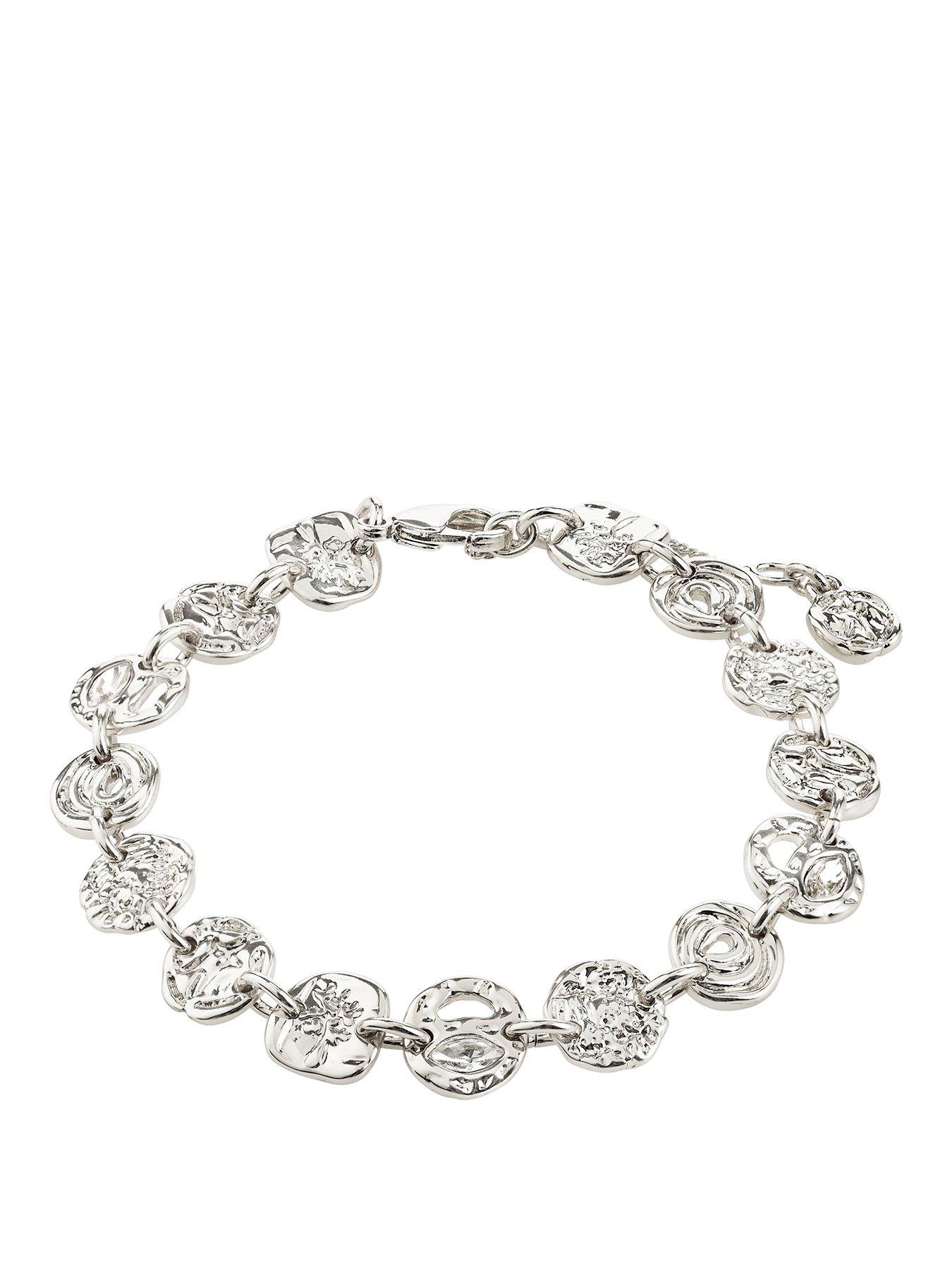 Pilgrim FIRE bracelet silver-plated