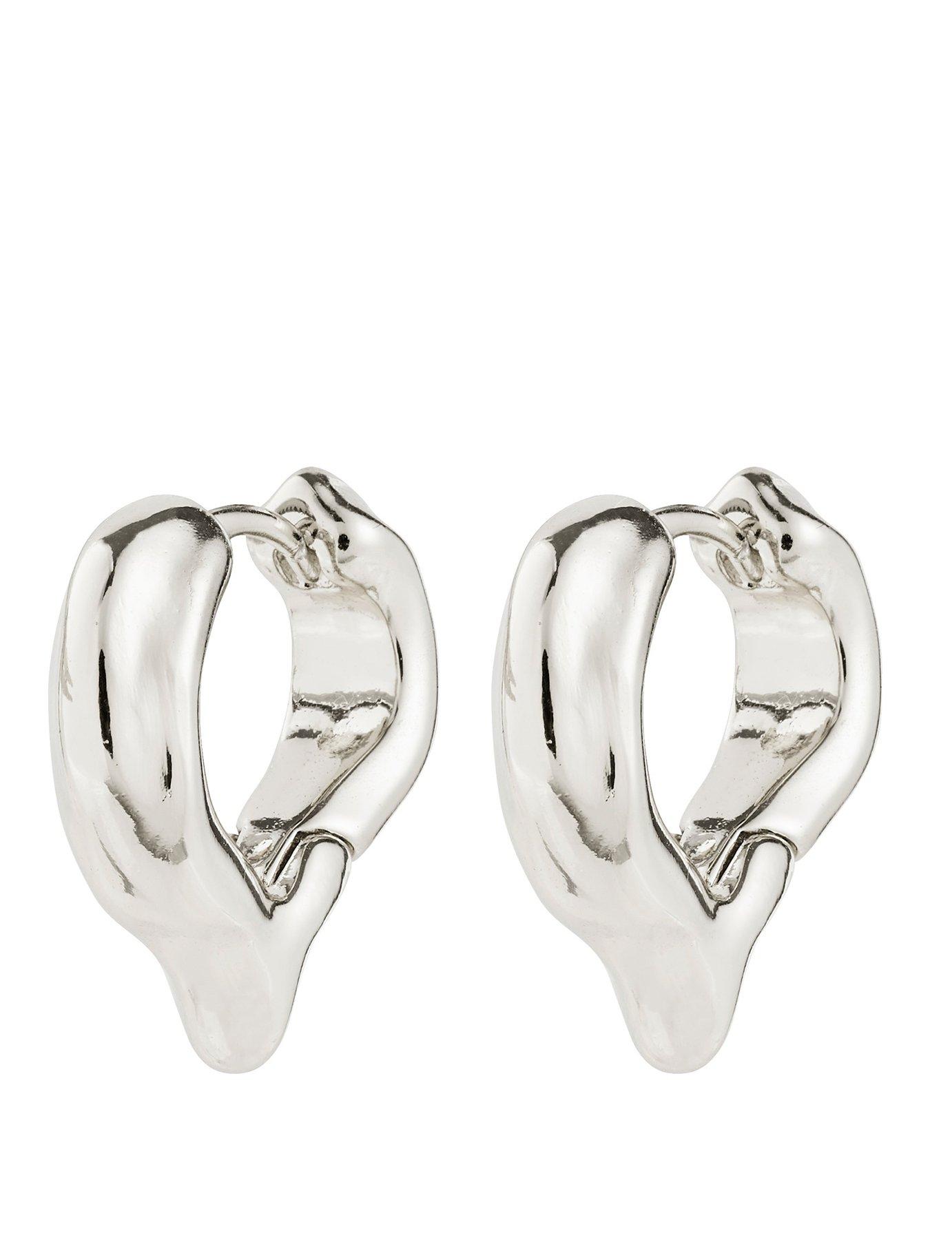 Image 1 of 4 of Pilgrim IRIS earrings silver-plated