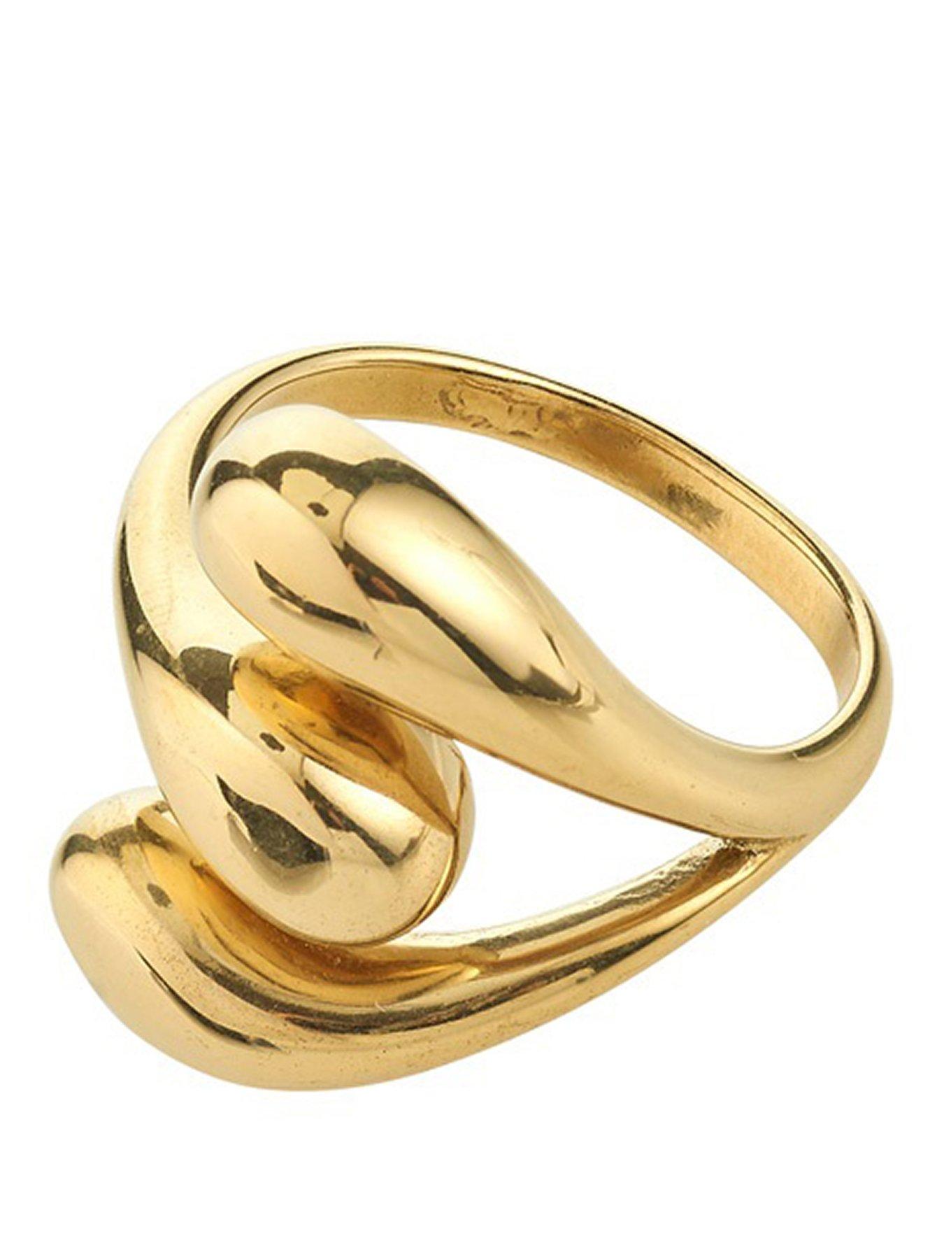 Pilgrim JENNINGS ring gold-plated