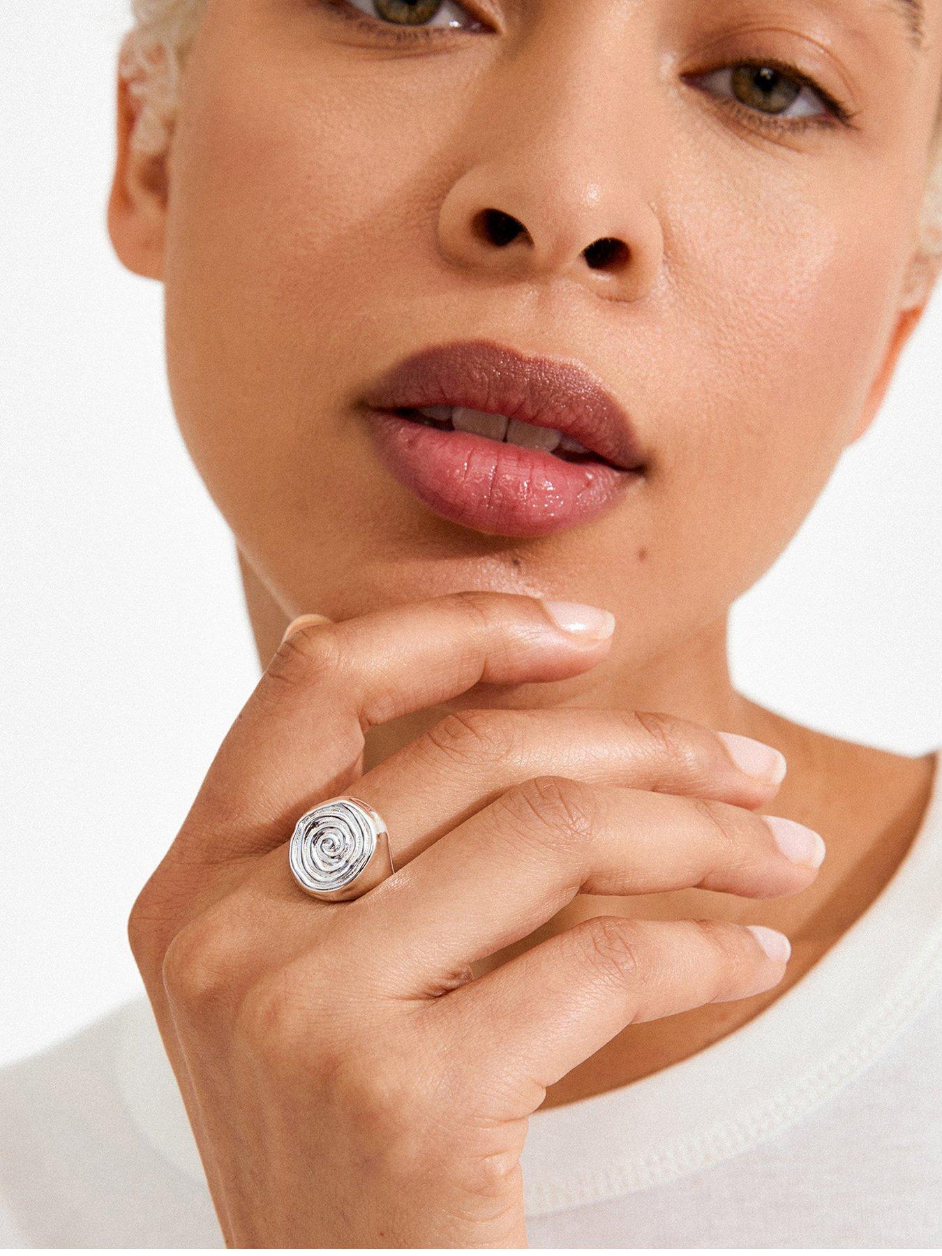 Pilgrim AIR ring silver-plated