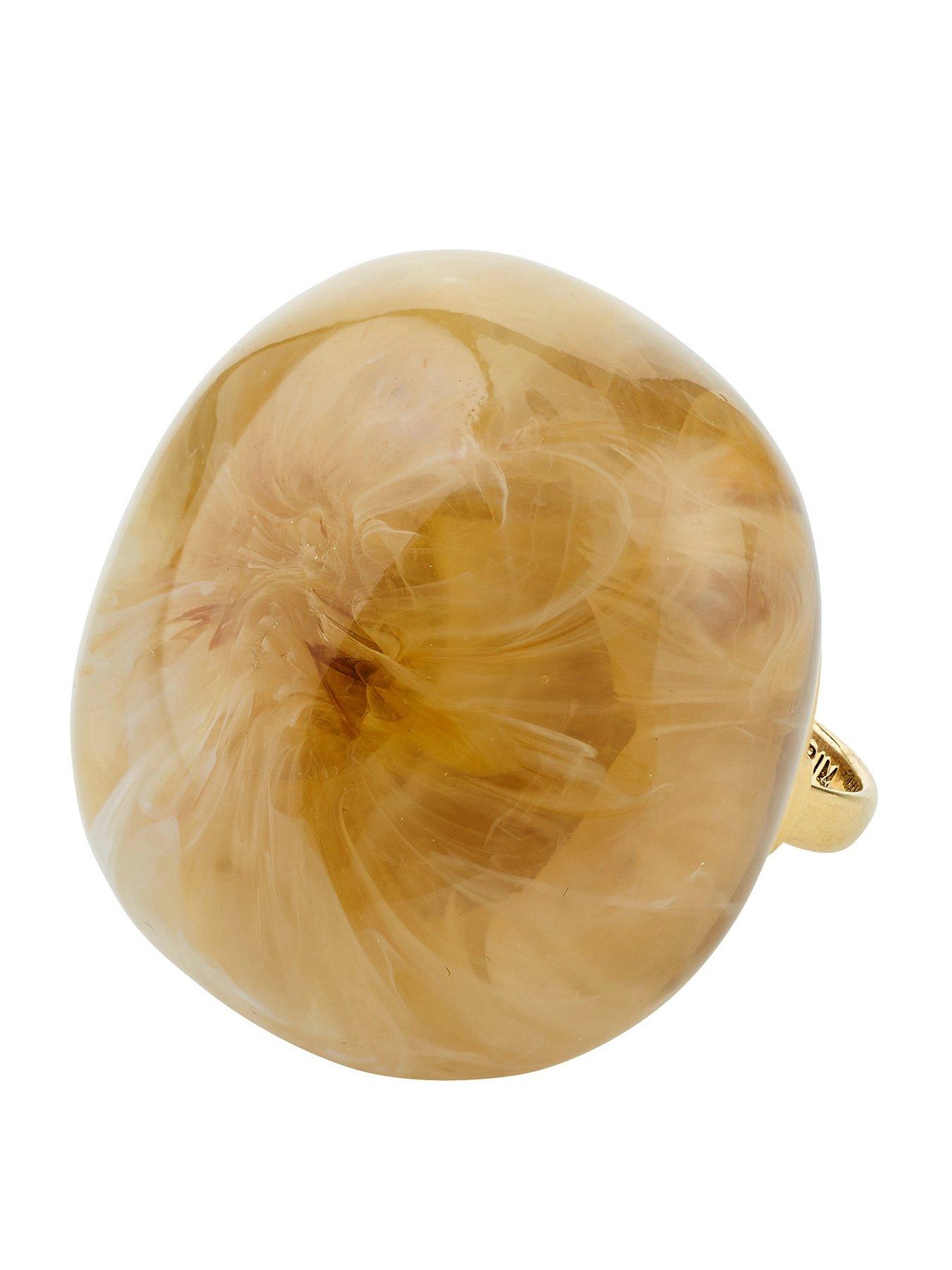 Pilgrim AASE ring gold-plated