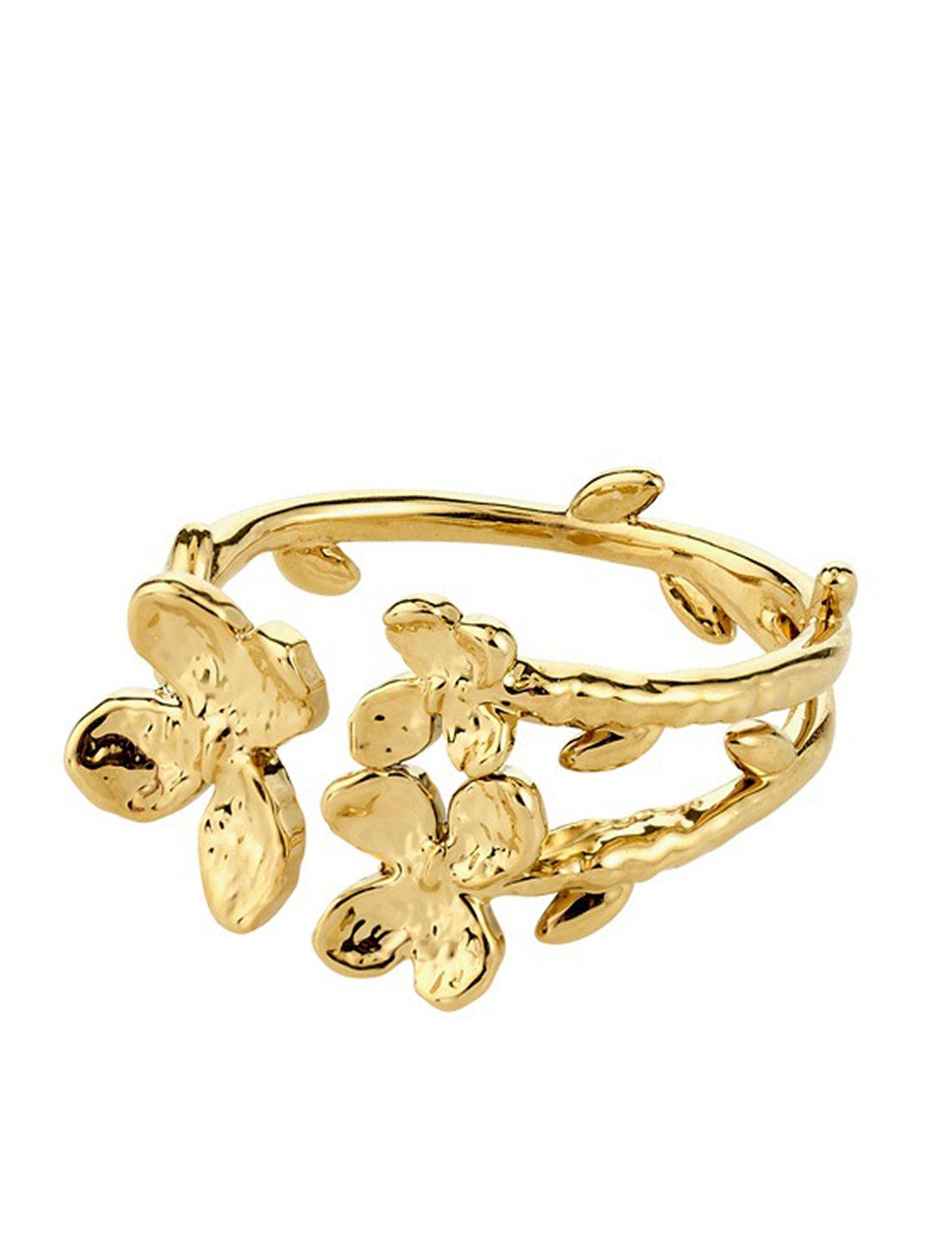 Pilgrim AJANI ring gold-plated