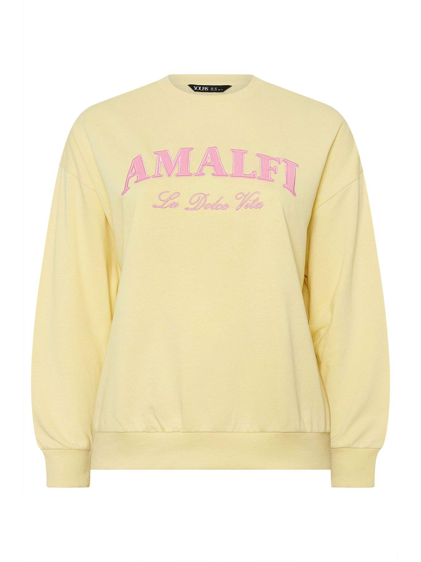 Image 5 of 5 of Yours Curve Amalfi Applique Sweatshirt