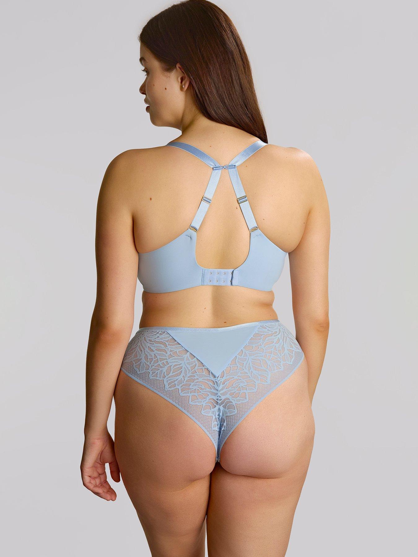 Image 2 of 5 of Sculptresse Sophia Dusky Blue Plunge Bra (second Sizes) - Dusky Blue