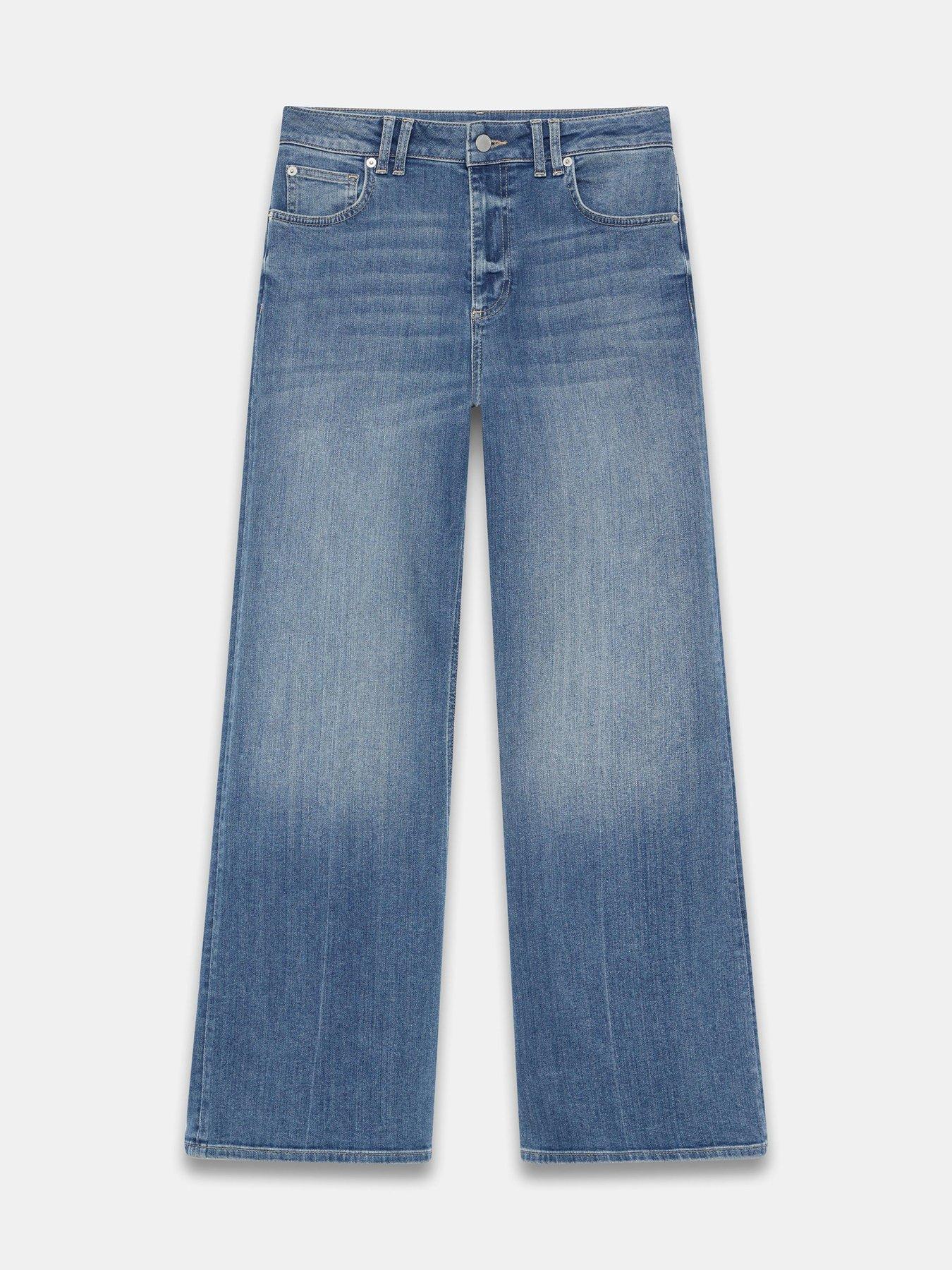 Image 5 of 6 of Mint Velvet The Ultimate Indigo Flare Jeans - Blue