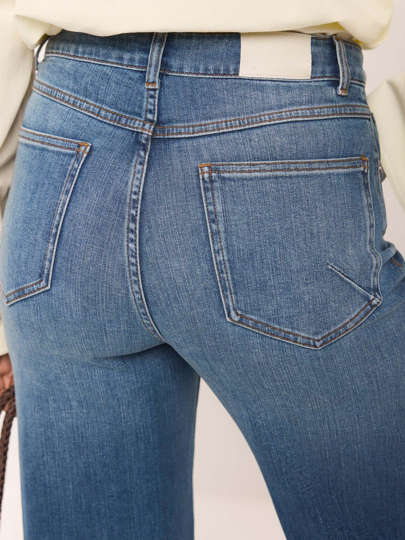Image 4 of 6 of Mint Velvet The Ultimate Wide Jean - Blue