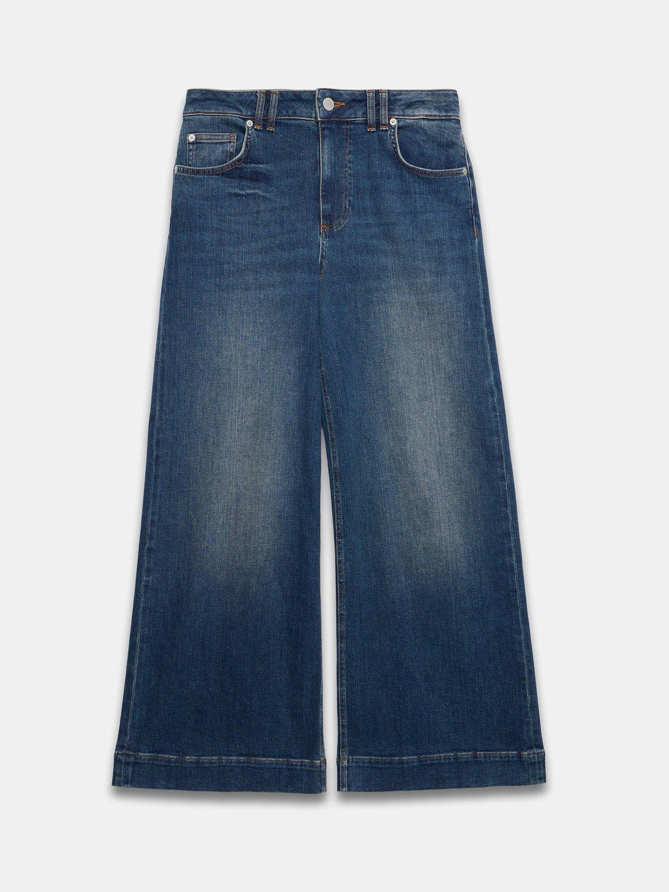 Image 5 of 6 of Mint Velvet The Ultimate Wide Jean - Blue