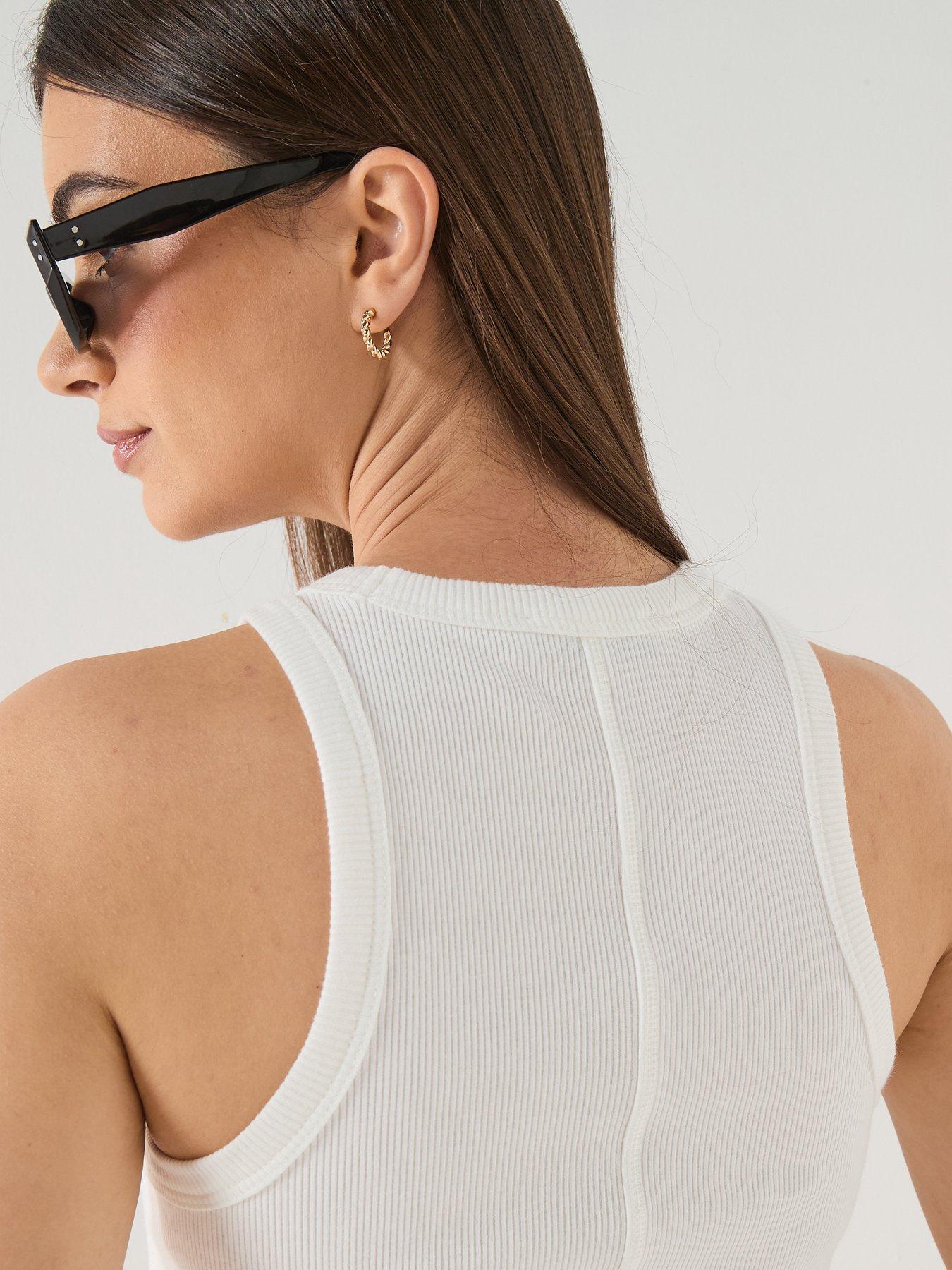 Image 5 of 5 of Lacoste Logo Vest - White