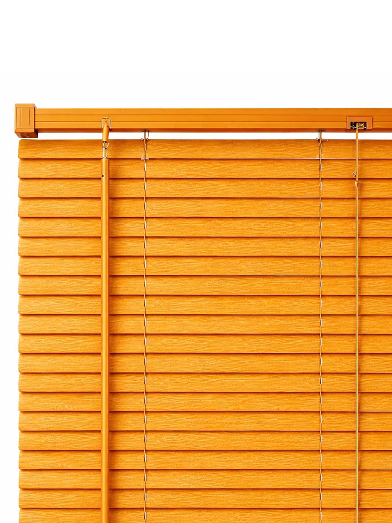 Image 1 of 6 of The Very Collection Venetian Blind 90x160 Textured Wood Effect Pvc