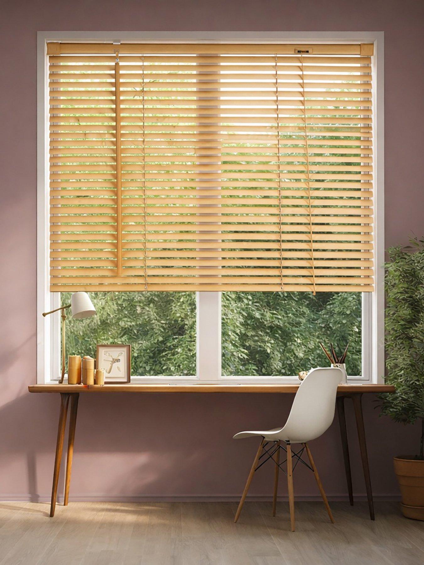 Image 3 of 6 of The Very Collection Venetian Blind 90x160 Textured Wood Effect Pvc