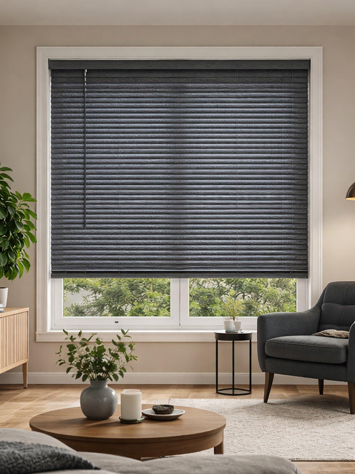 Image 4 of 6 of The Very Collection Venetian Blind 90x160 Textured Wood Effect Pvc