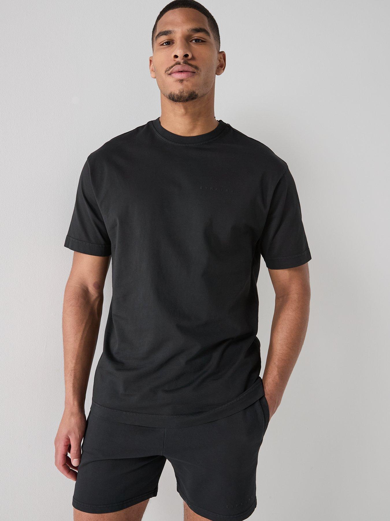 Image 2 of 5 of Gym King Mens World T-Shirt - Black