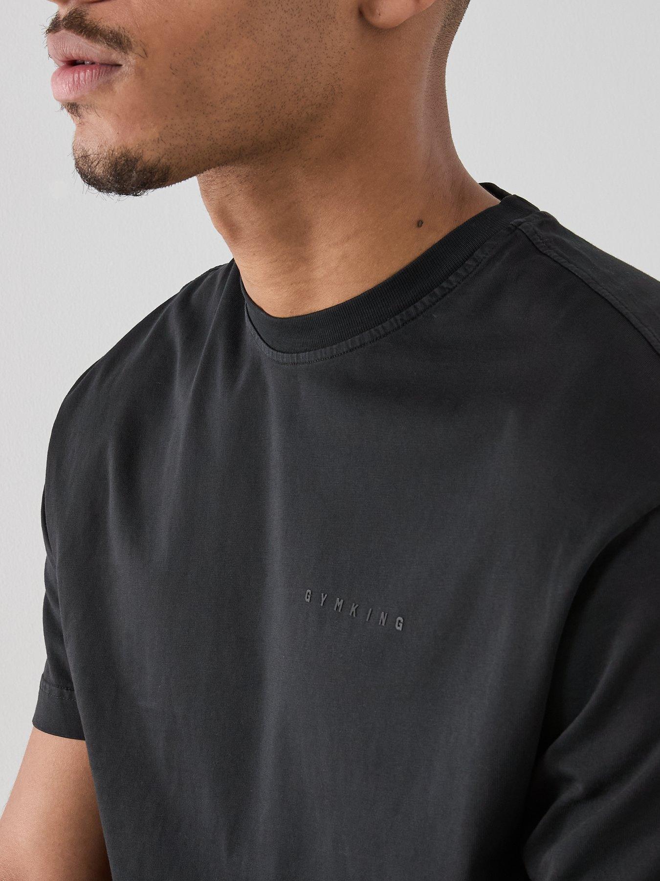 Image 4 of 5 of Gym King Mens World T-Shirt - Black