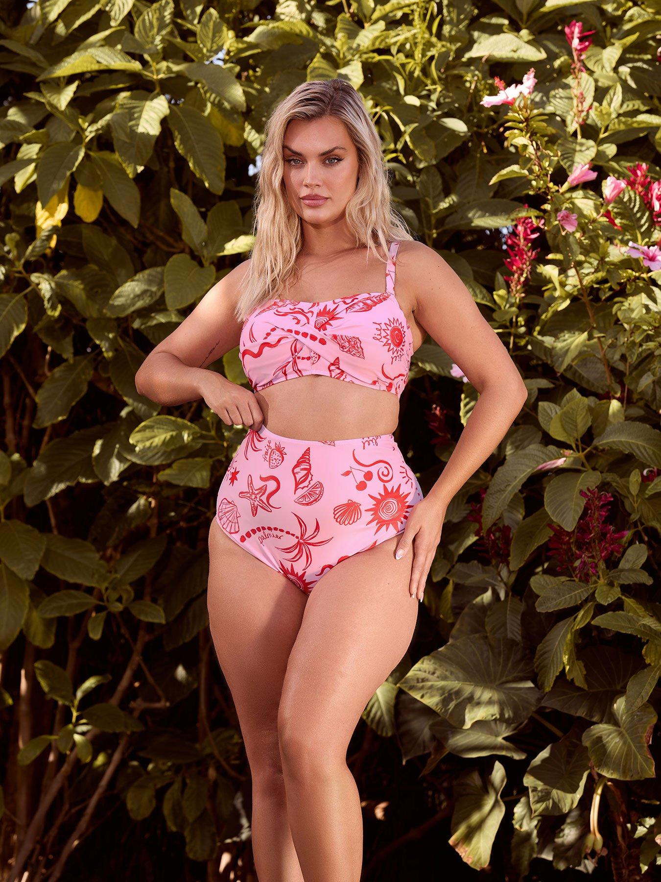 Yours Curve Summer Soleil Bandeau Bikini Top