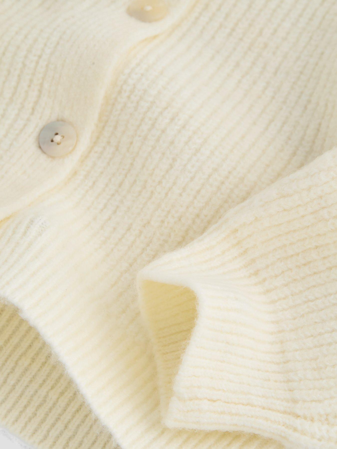 Image 4 of 4 of The Very Collection Girls Cardigan (9 months - 11 years) - Cream