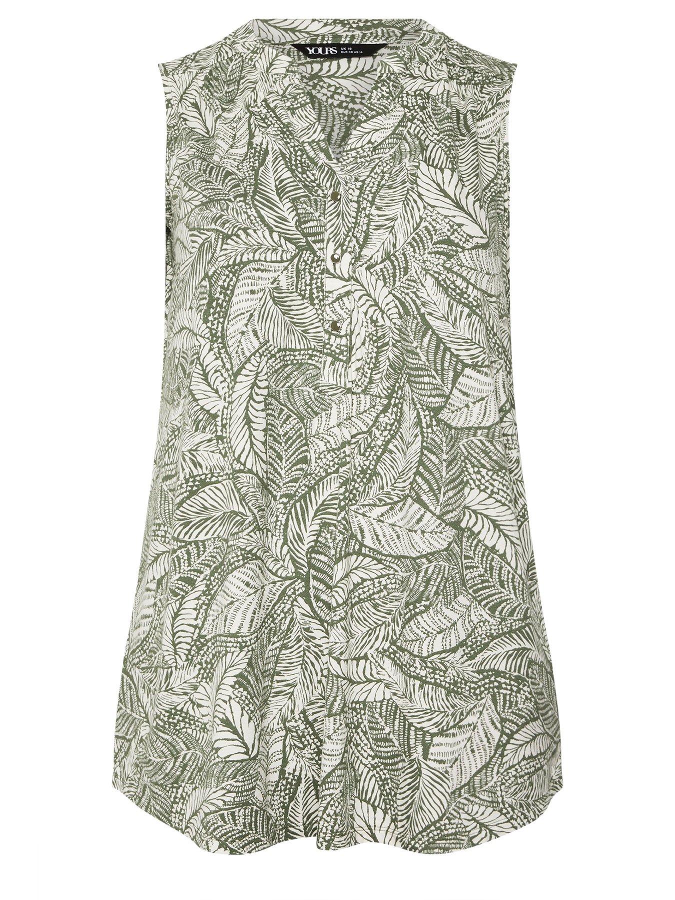 Image 5 of 5 of Yours Curve Sleeveless Blouse