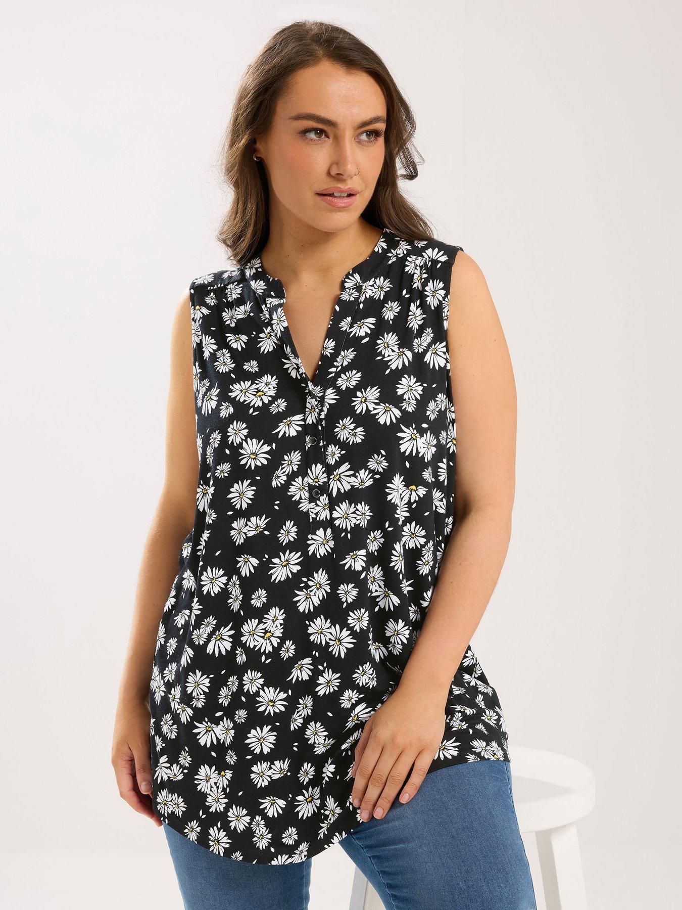 Yours Curve Sleeveless Blouse