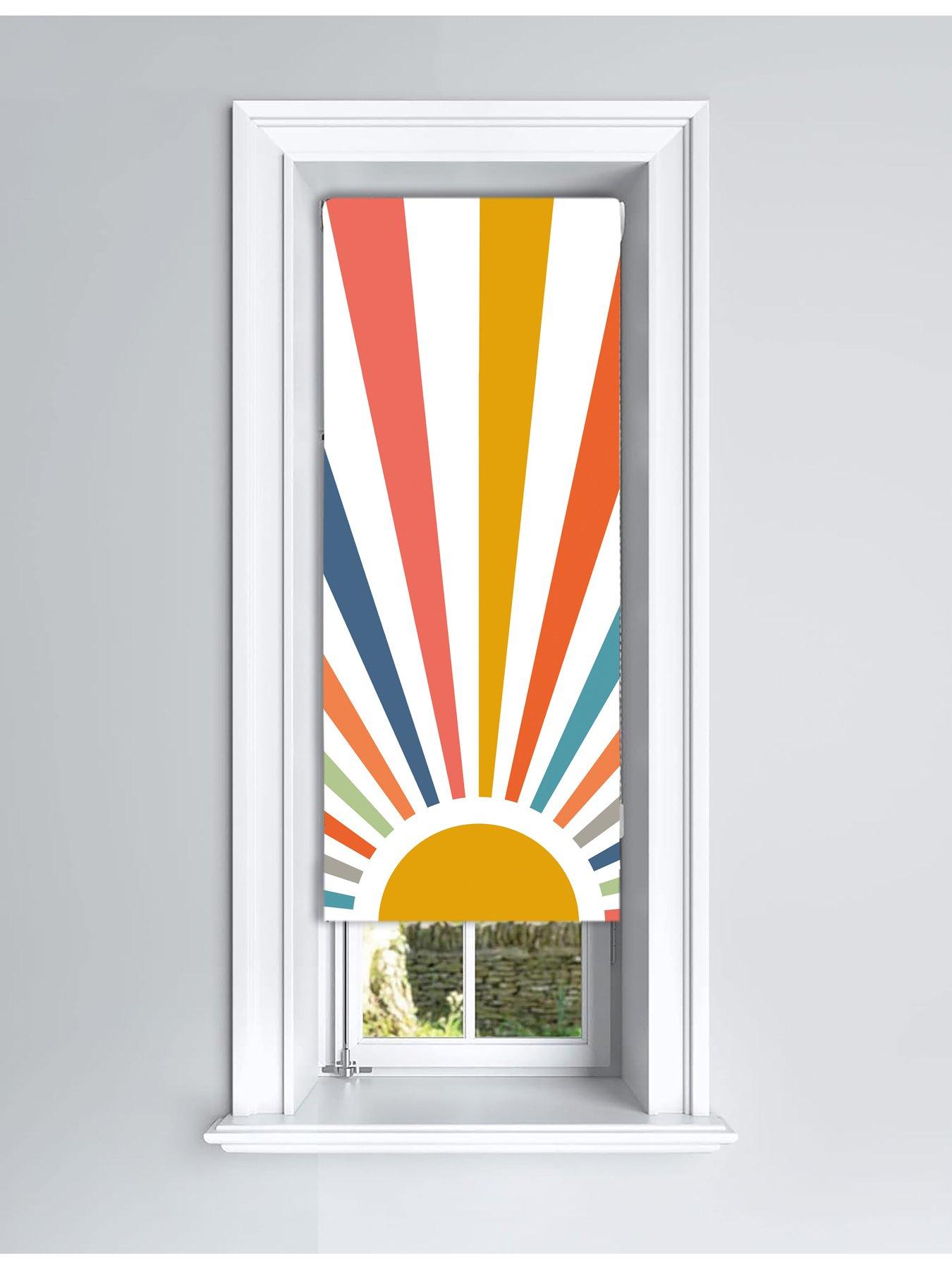 Image 6 of 7 of The Very Collection Painted Sun Roller Blind 60x160