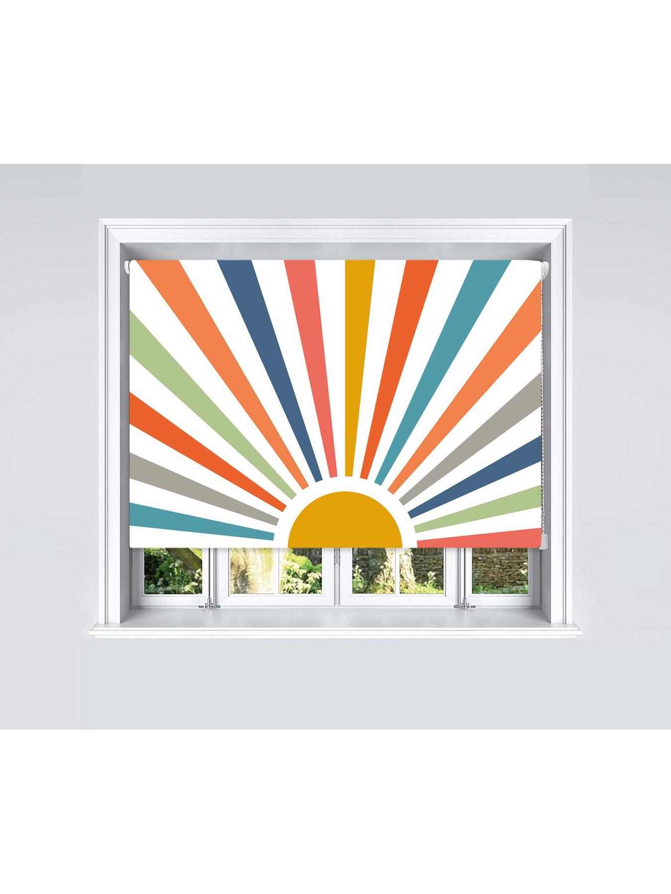 Image 7 of 7 of The Very Collection Painted Sun Roller Blind 60x160