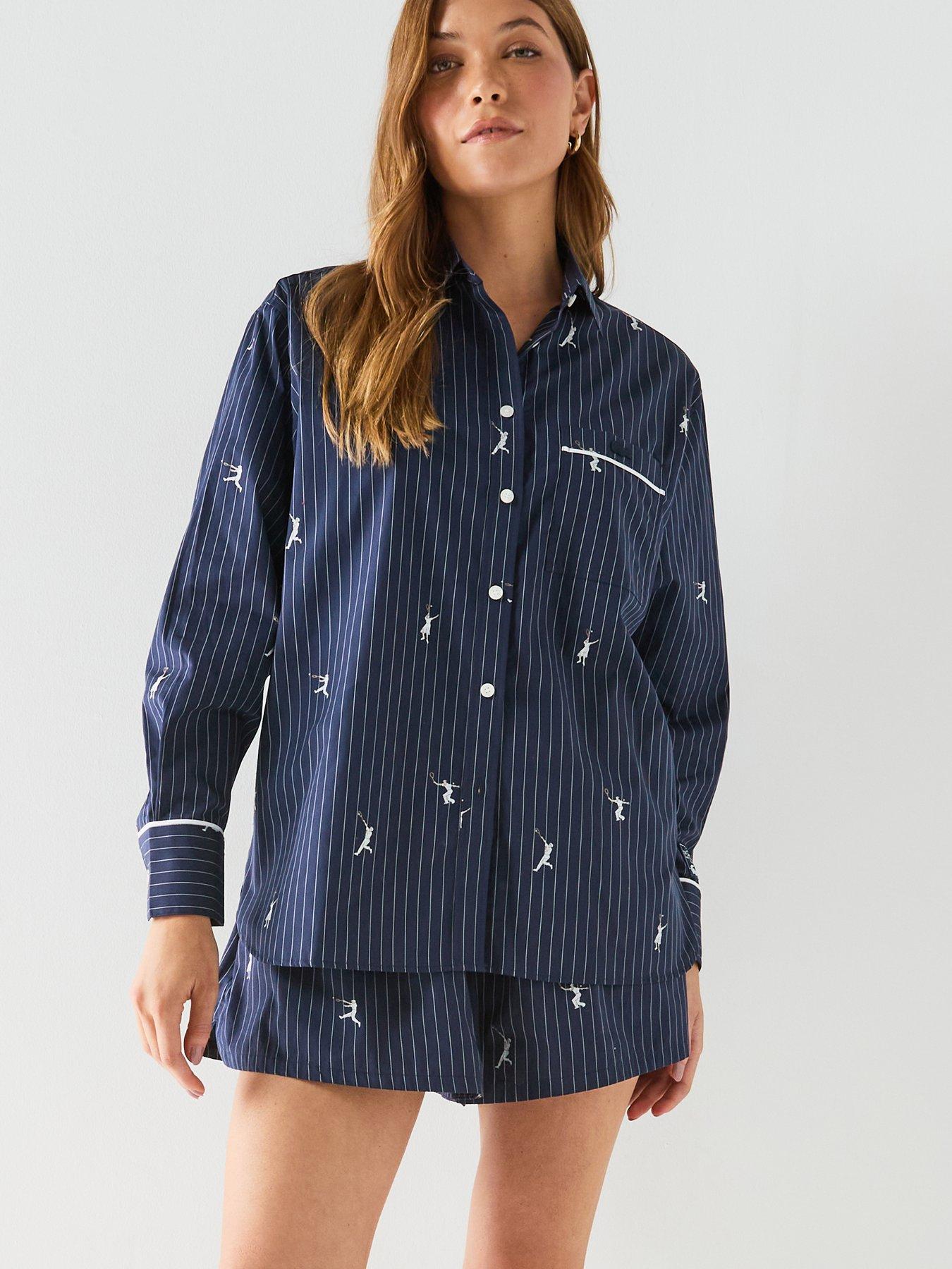 Lacoste Tennis Embroidered Shirt - Navy