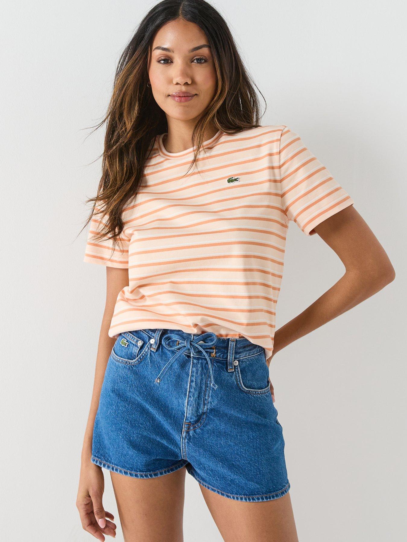 Lacoste Denim Bermuda Shorts - Blue