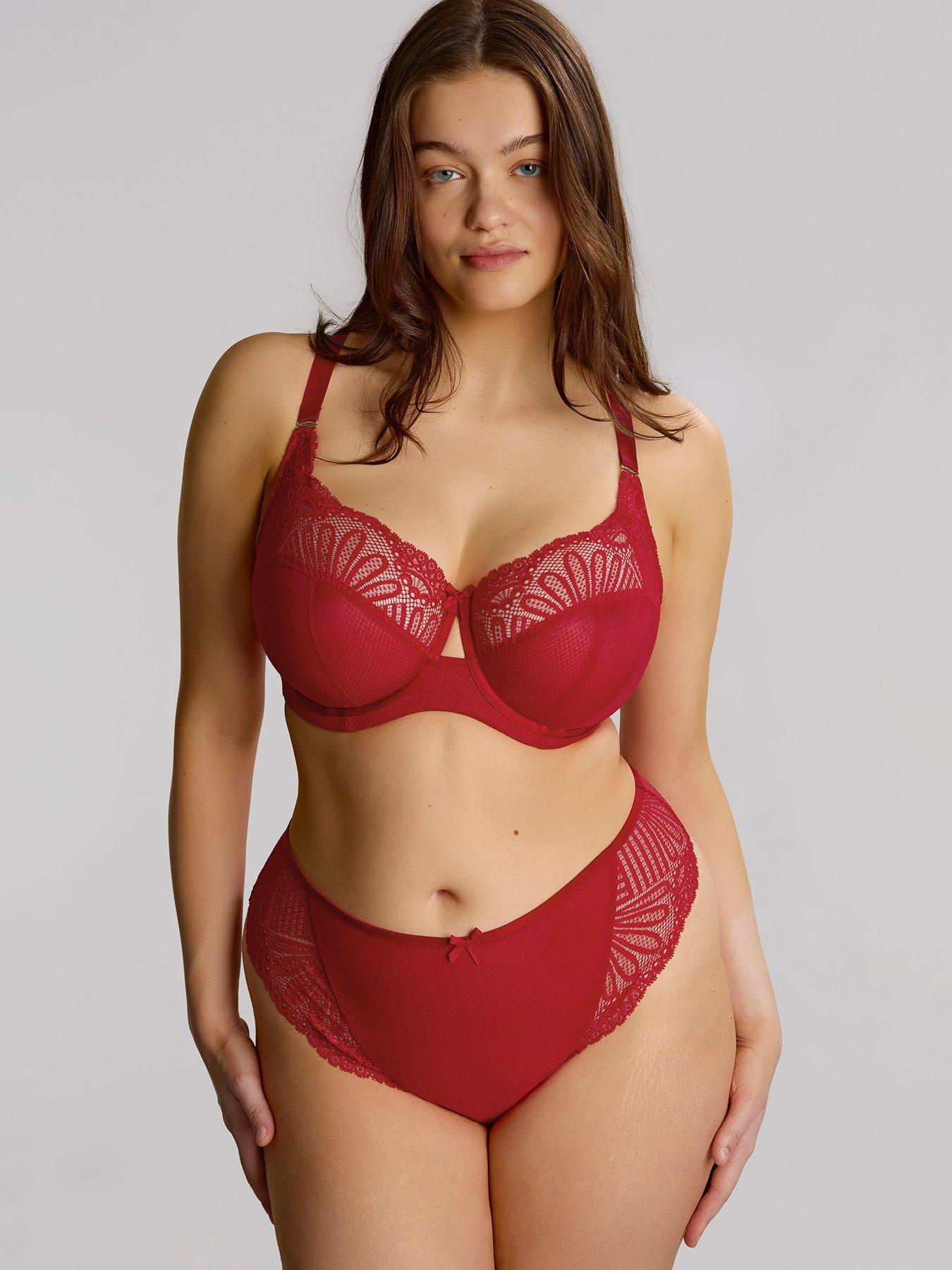 Sculptresse Entice Red Brazilian Brief - Entice Red