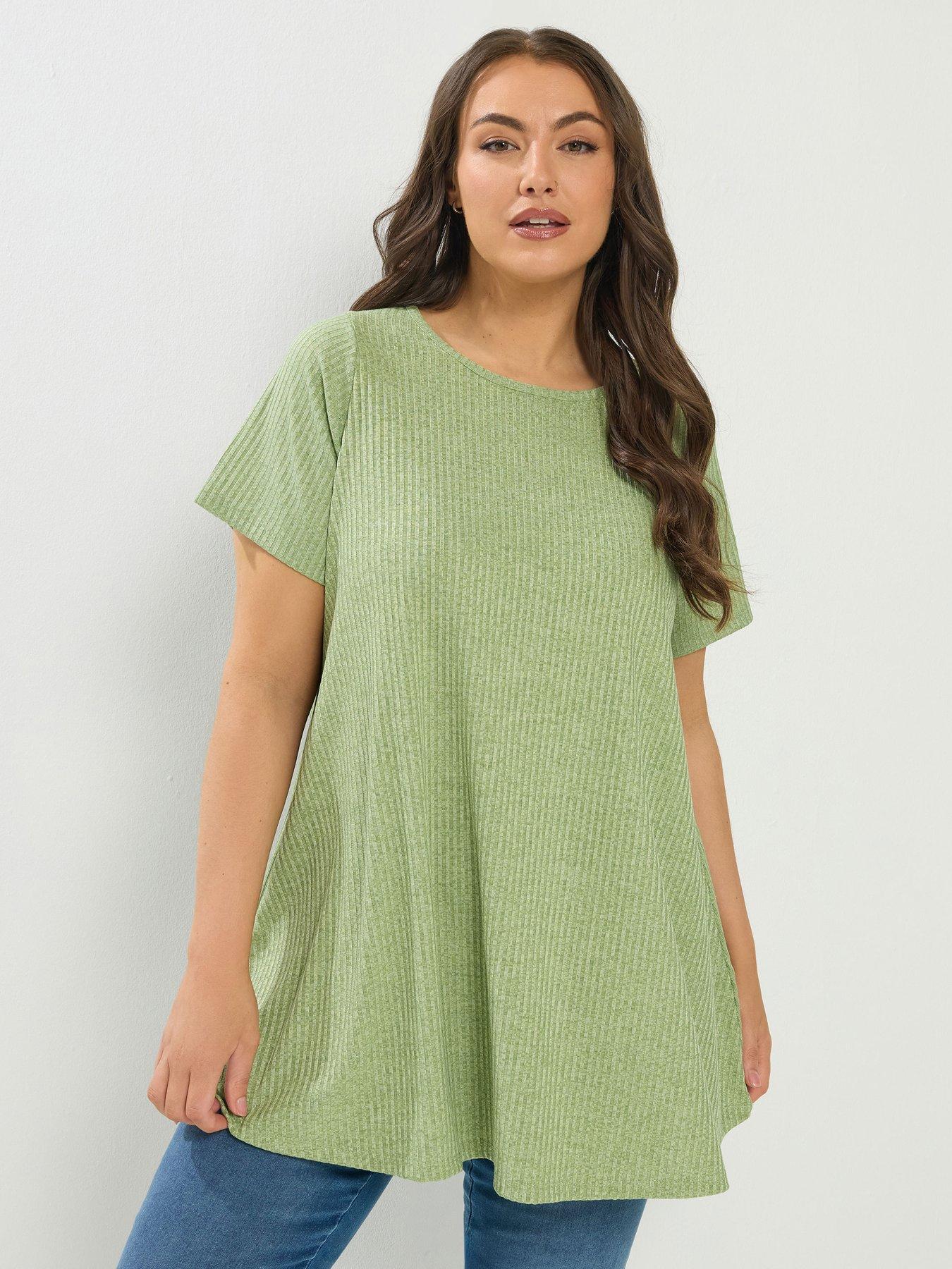 Yours Curve Soft Touch Rib Swing Top