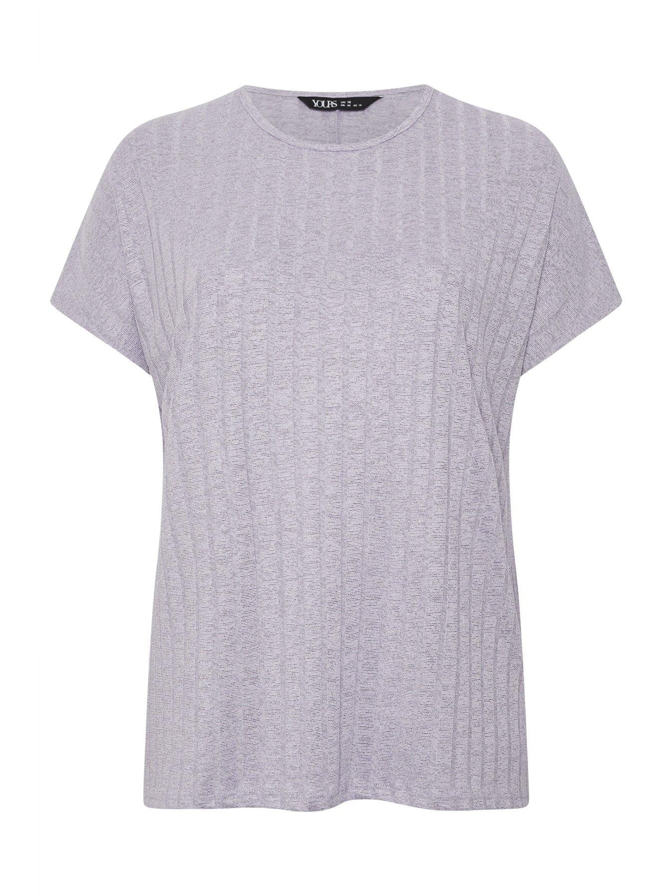 Image 5 of 5 of Yours Curve Drop Shoulder Swing Top