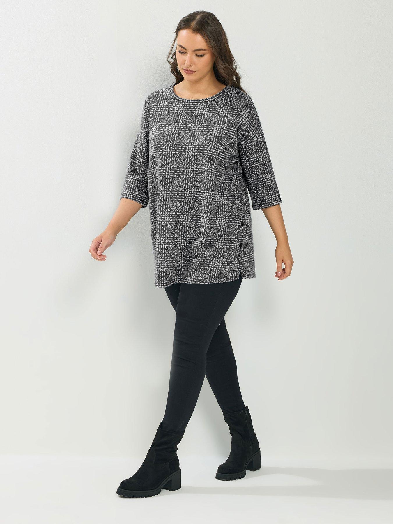 Image 3 of 5 of Yours Curve Side Button Check Top