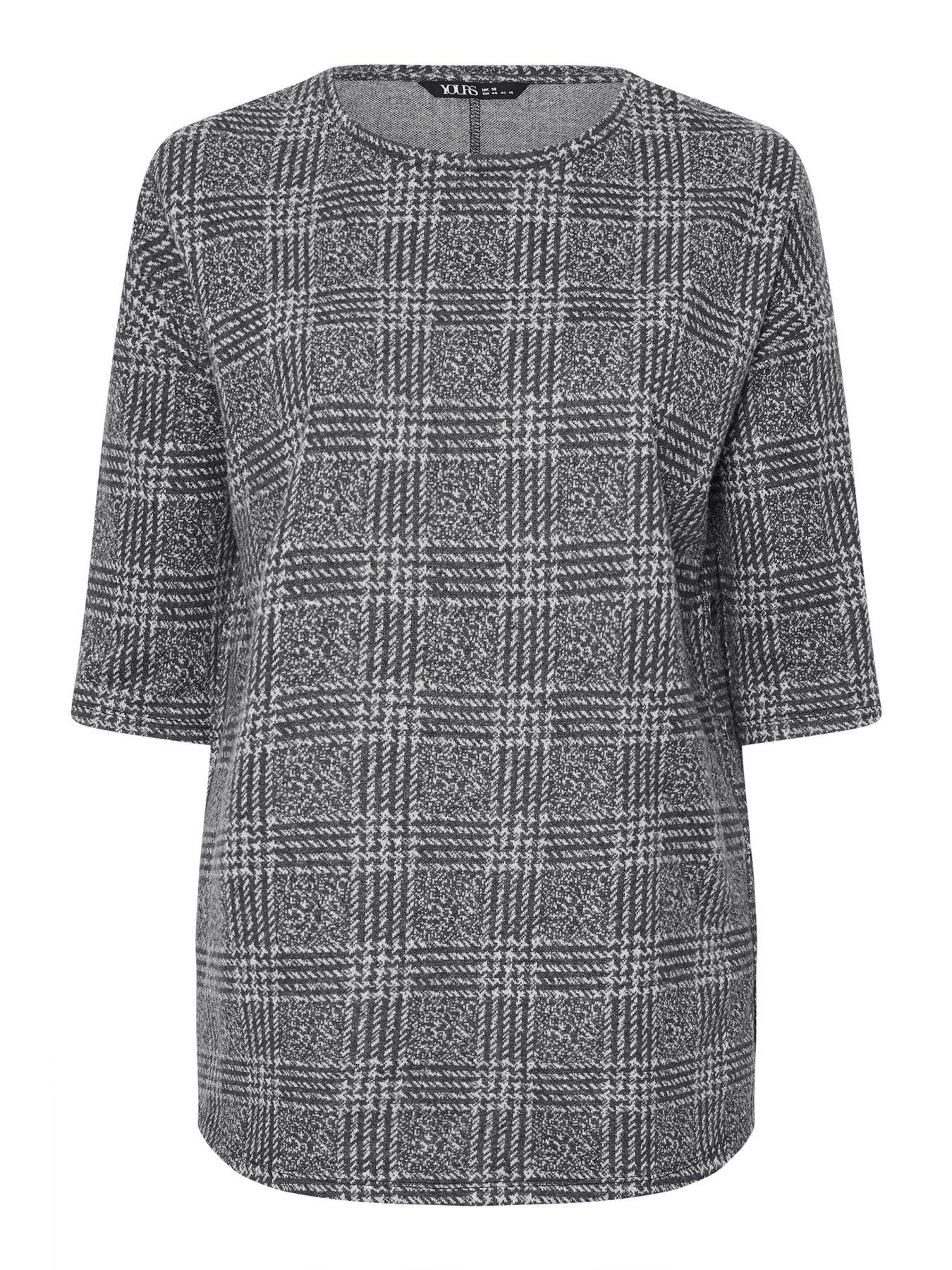 Image 5 of 5 of Yours Curve Side Button Check Top
