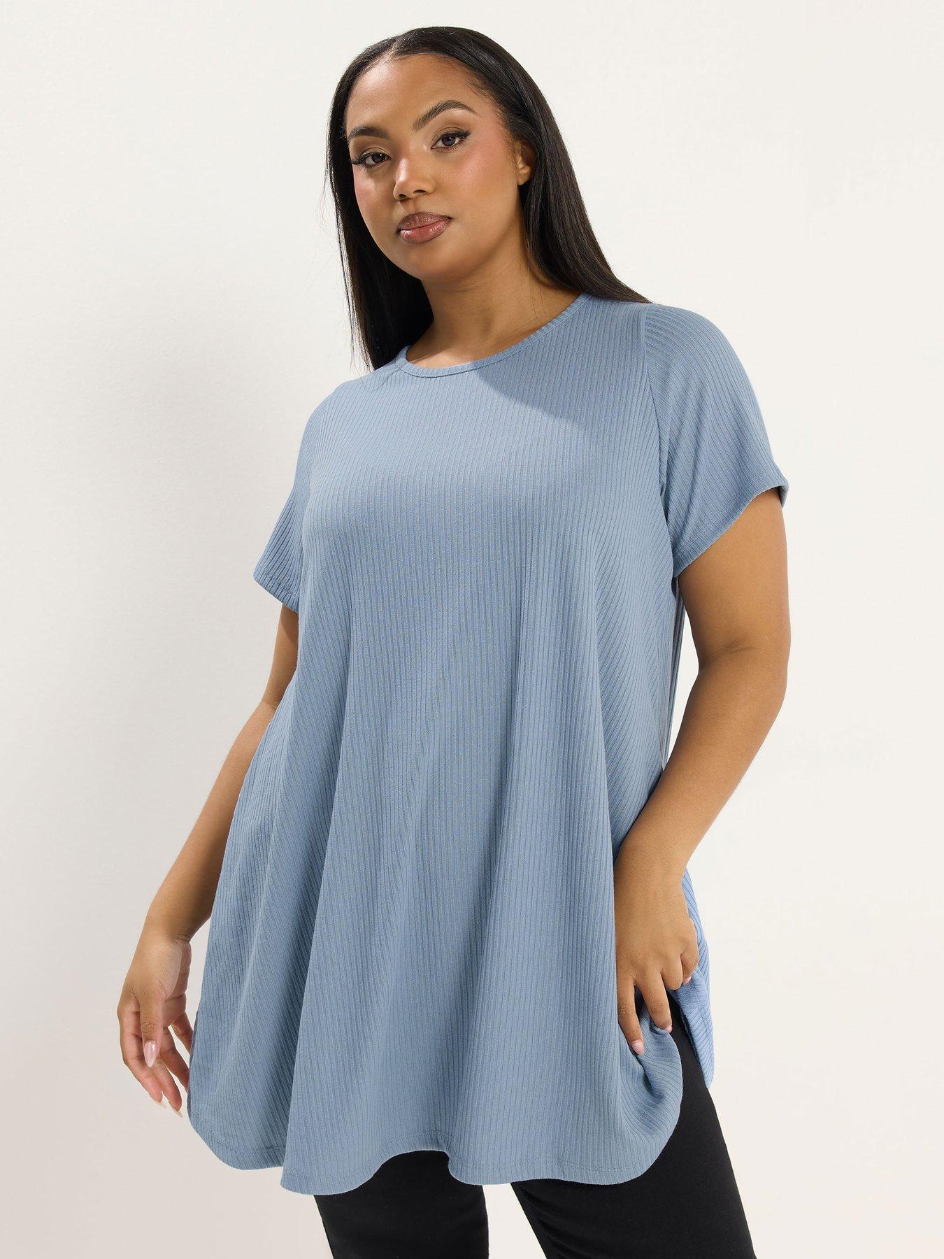 Yours Curve Soft Touch Rib Swing Top
