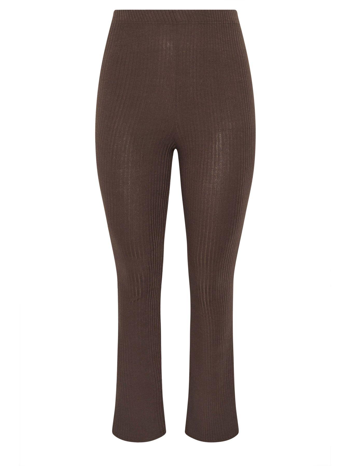 Yours Curve Ribbed Flare Legging | Very