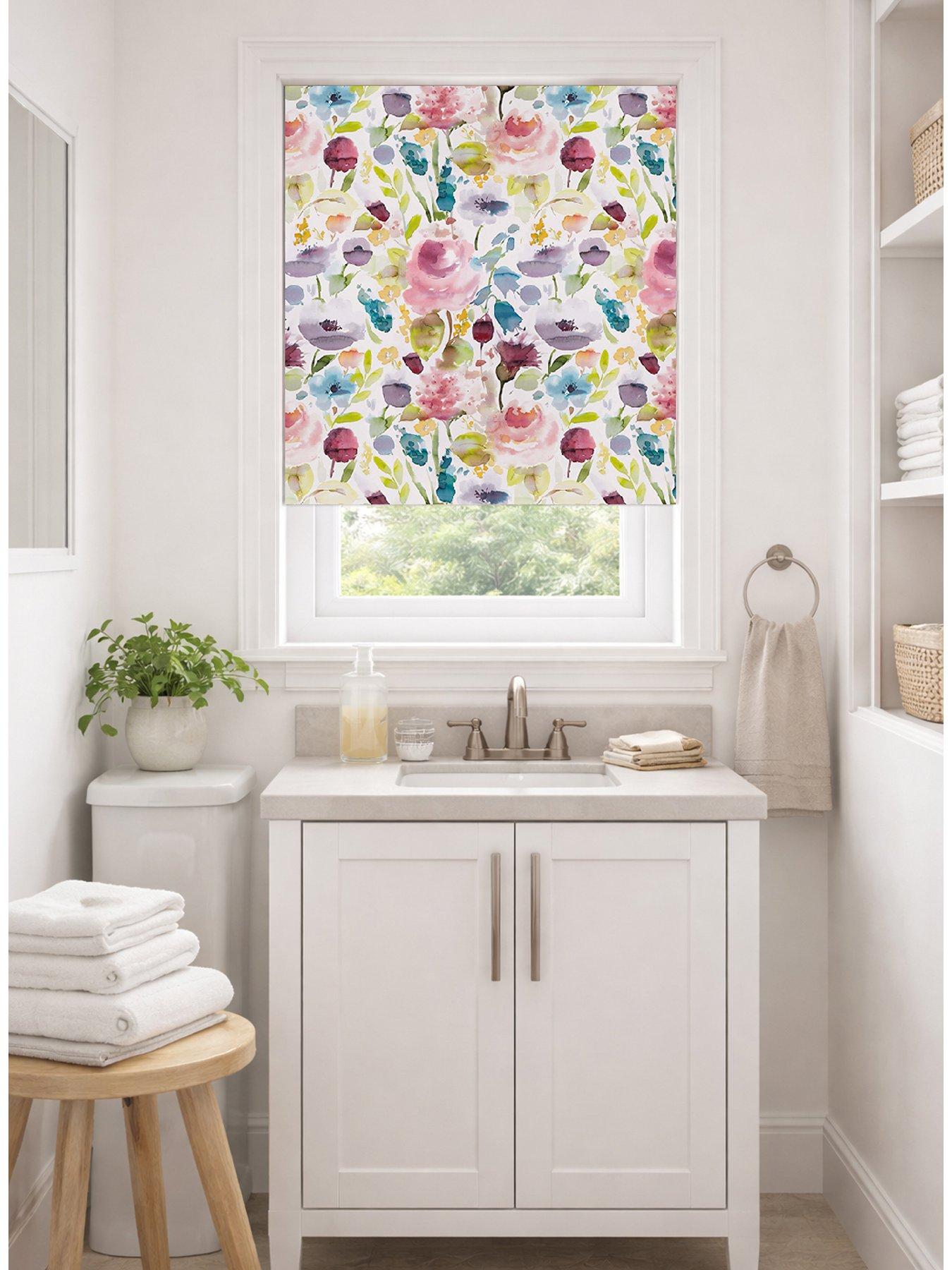 Image 5 of 5 of The Very Collection Painted Floral Roller Blind 150x160 - Autumn