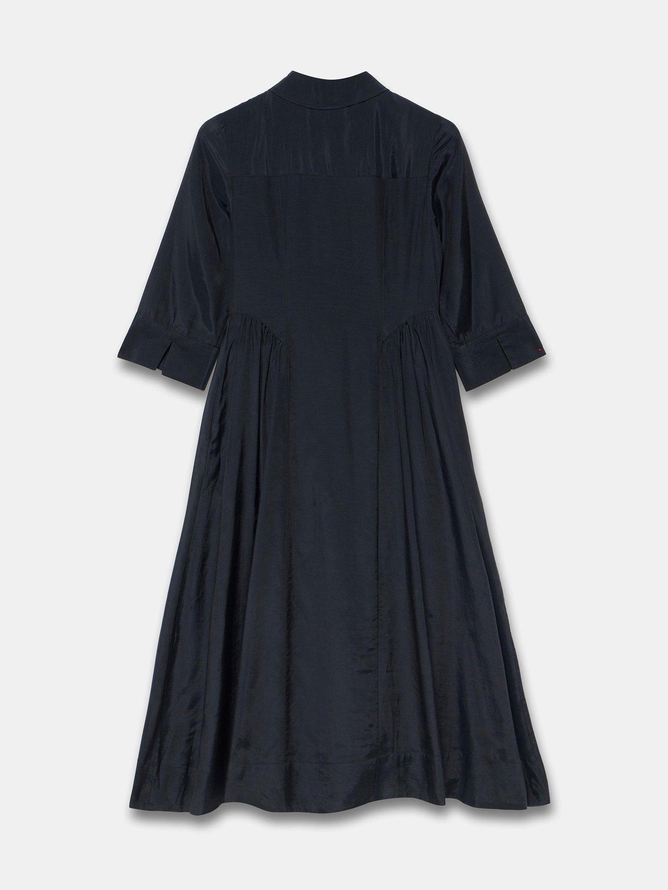 Image 6 of 6 of Mint Velvet Drop Waist Maxi Shirt Dress - Blue