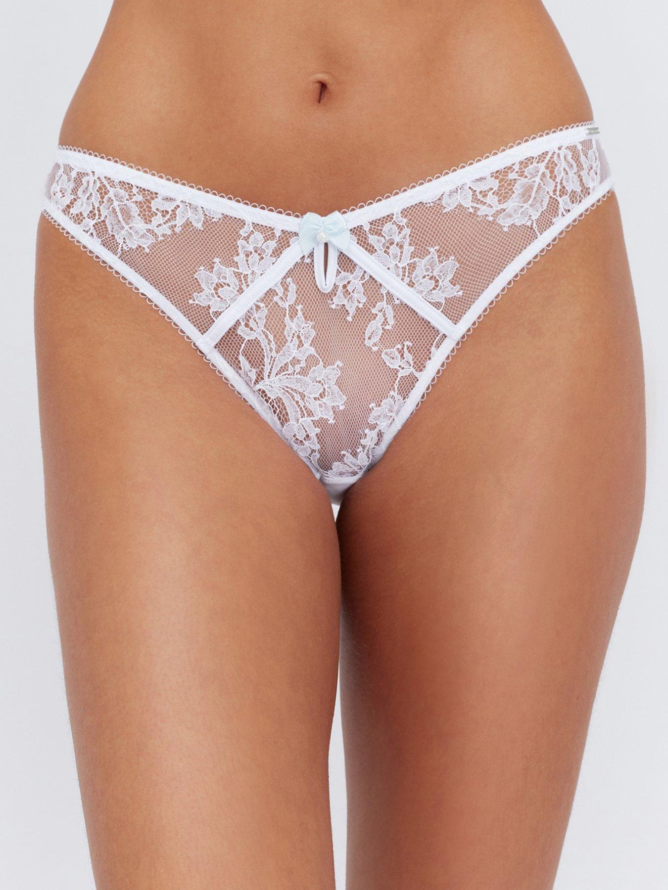Boux Avenue Addison Lace Brief - White