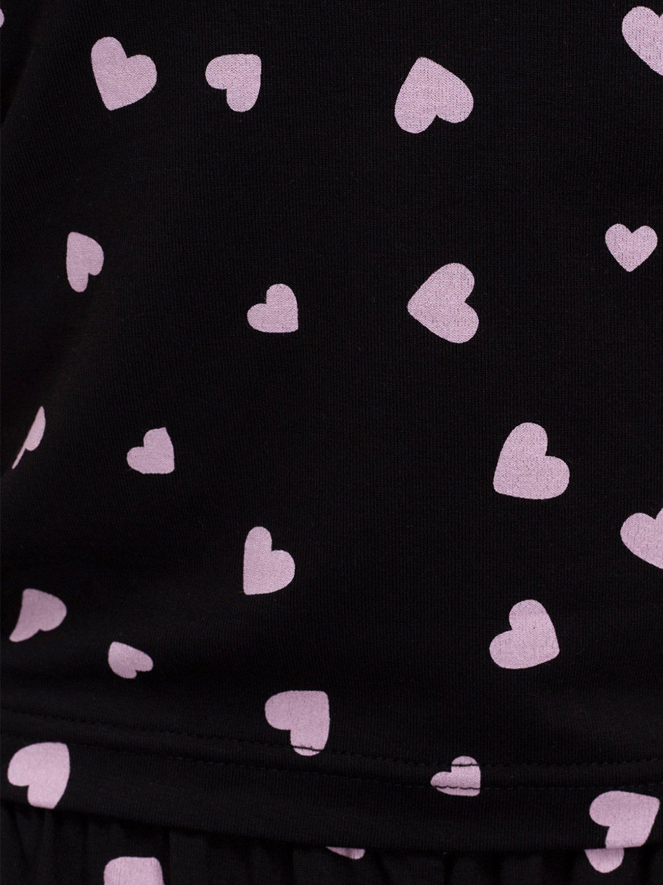 Image 6 of 6 of Boux Avenue Heart Modal Cami Set - Black