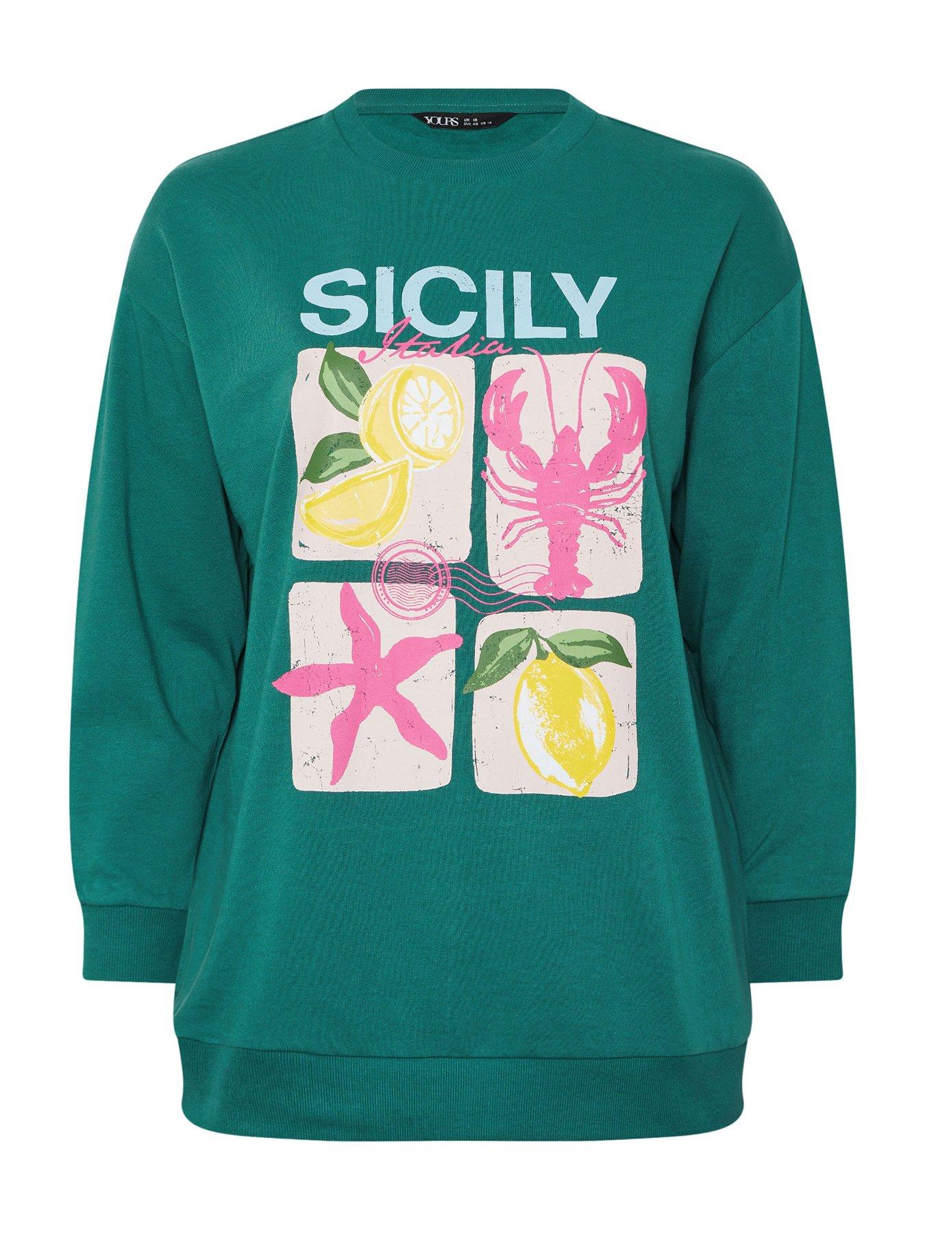 Image 5 of 5 of Yours Curve Sicily Sweatshirt