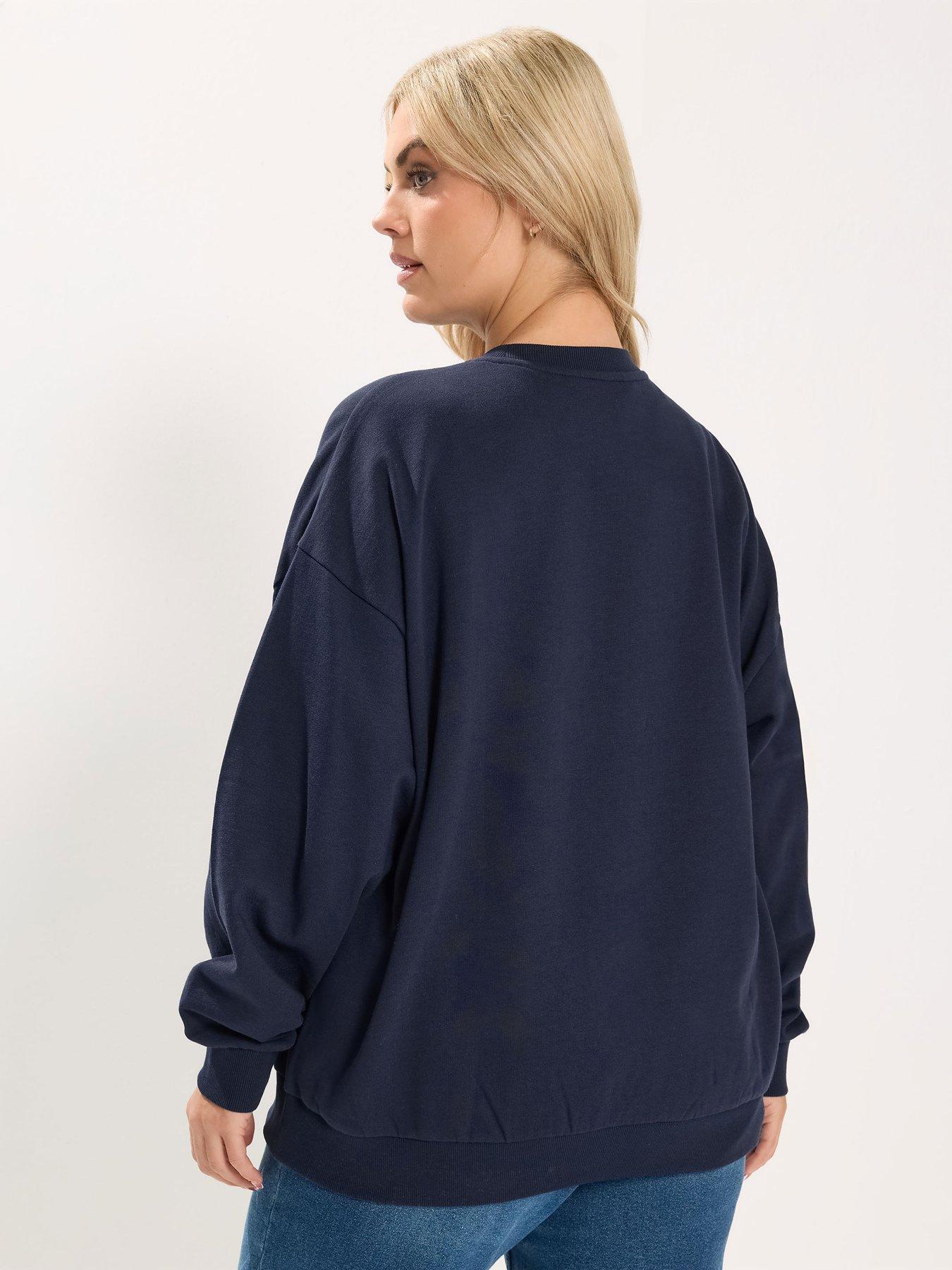 Image 2 of 5 of Yours Curve St Tropez Shell Sweatshirt