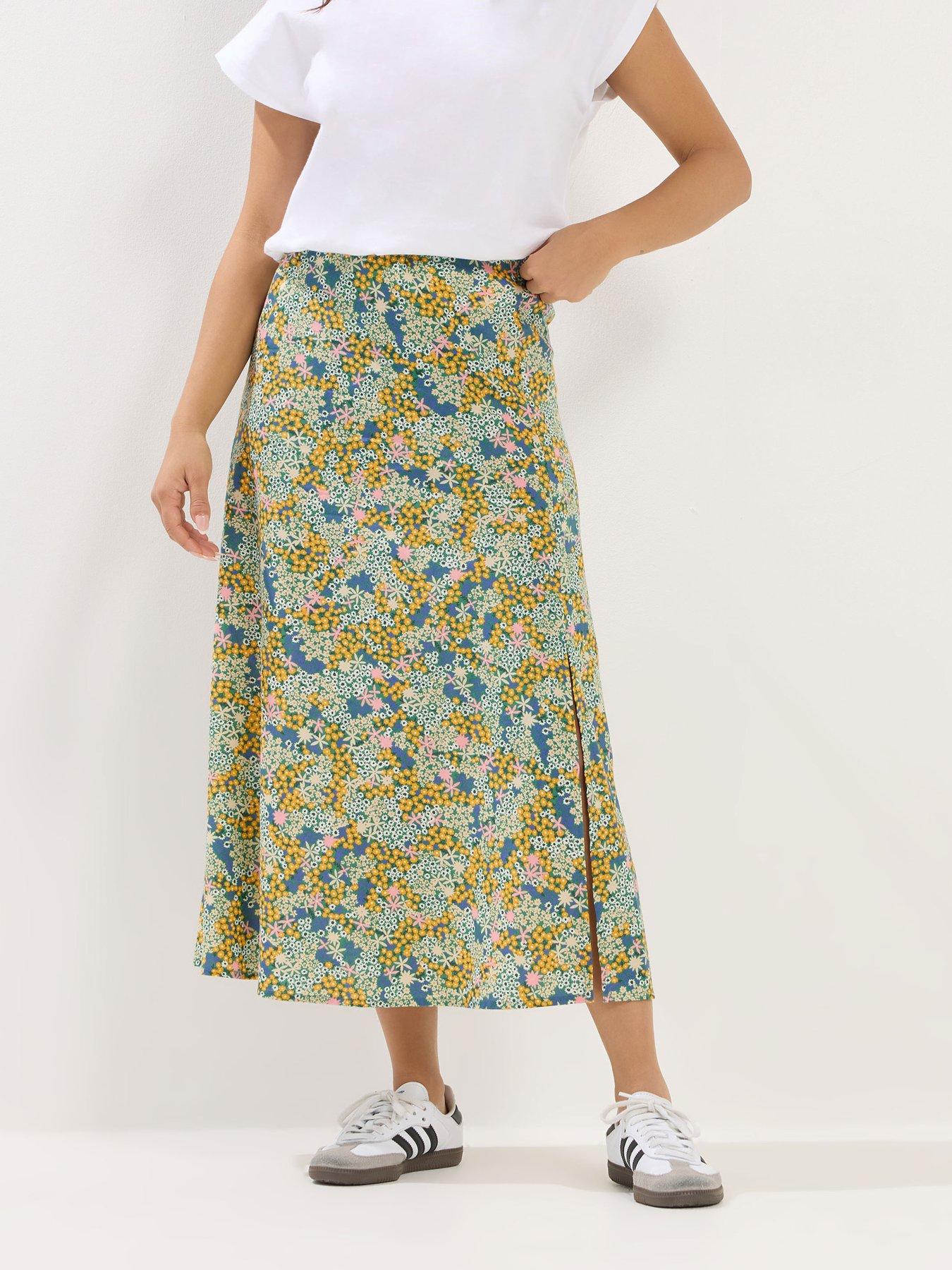 PixieGirl Petite Ditsy Midaxi Skirt