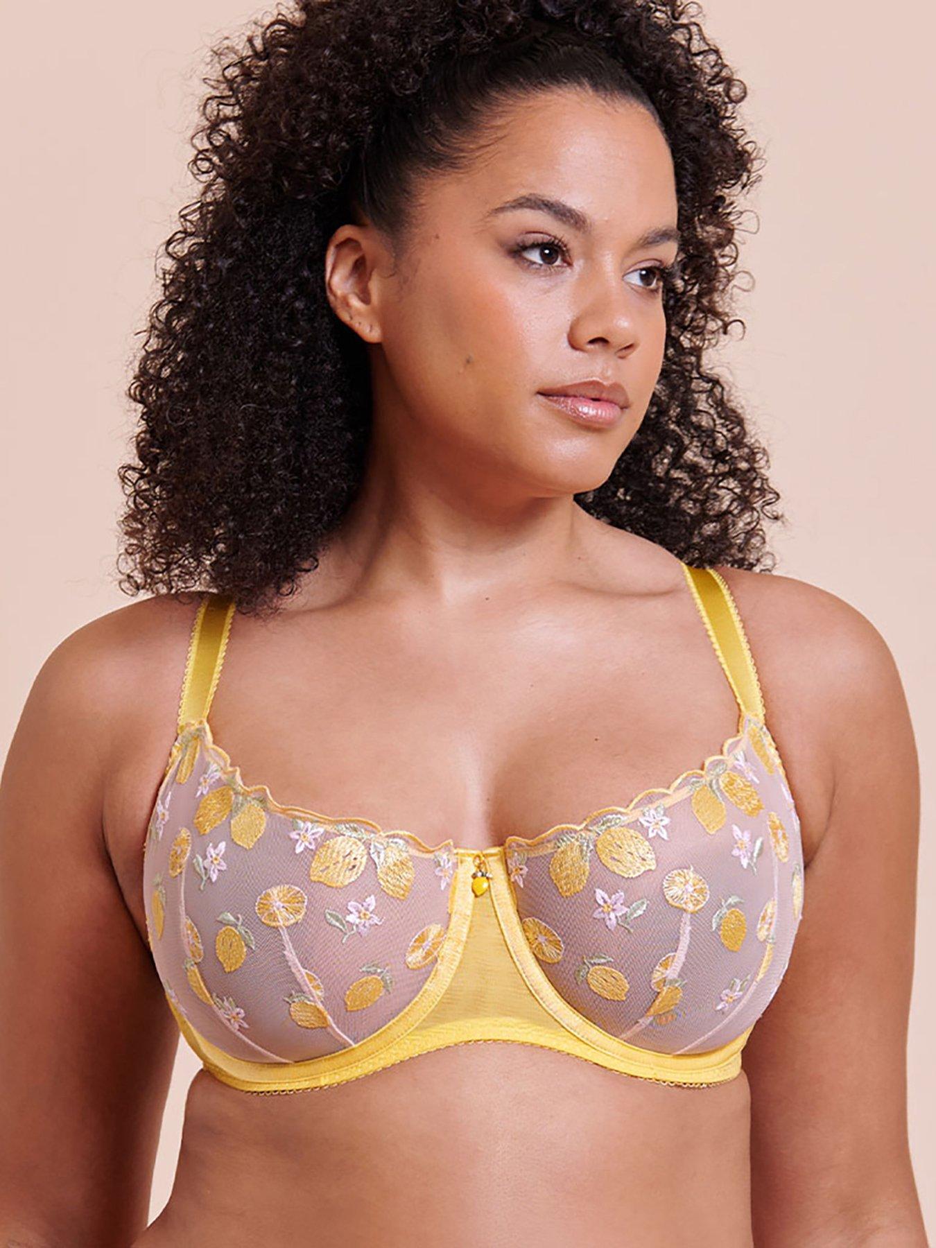 Curvy Kate Limoncello Balcony Bra (Second Sizes) - Lemon Blush