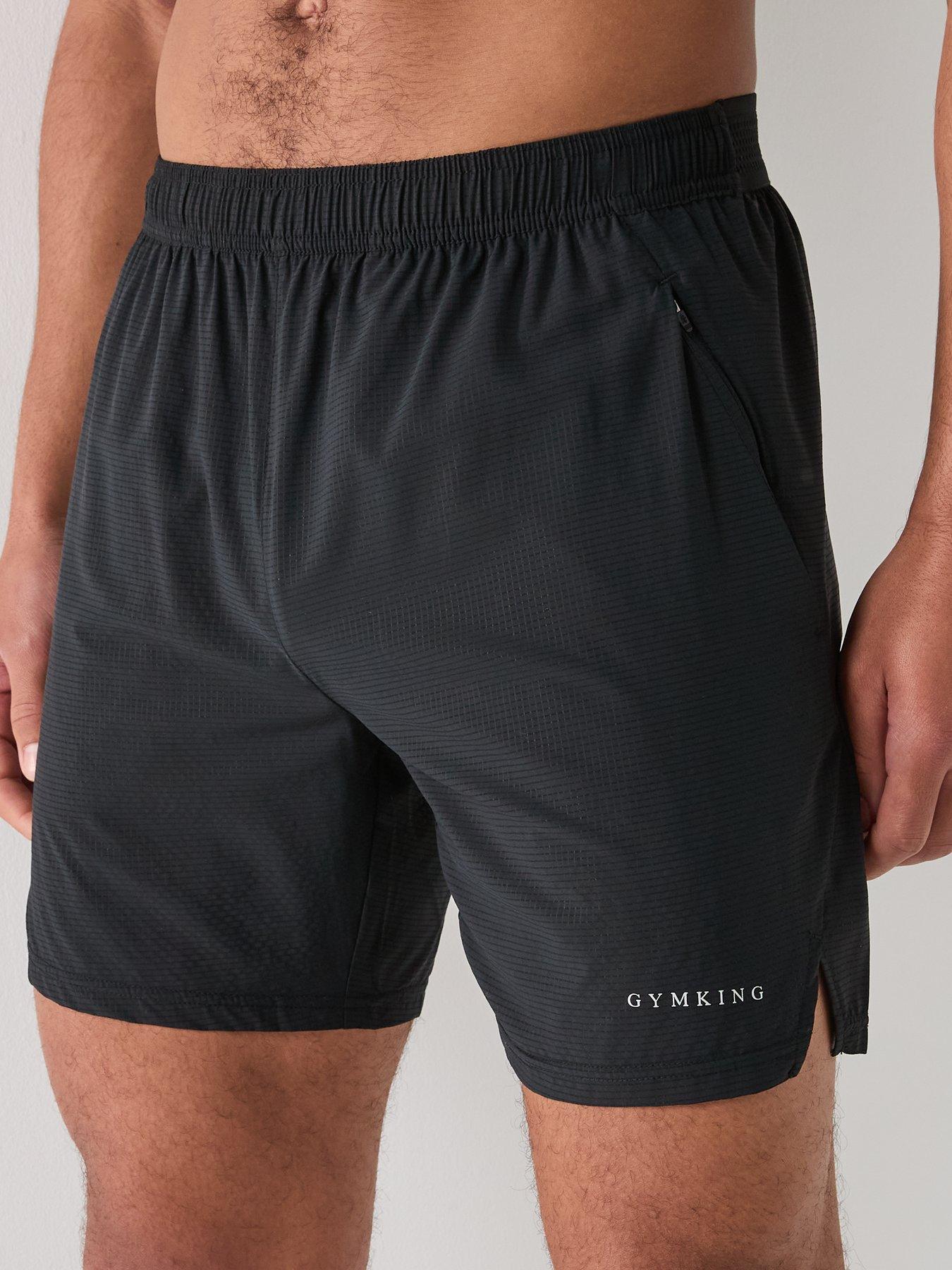 Image 4 of 5 of Gym King Mens Energise Short - Black
