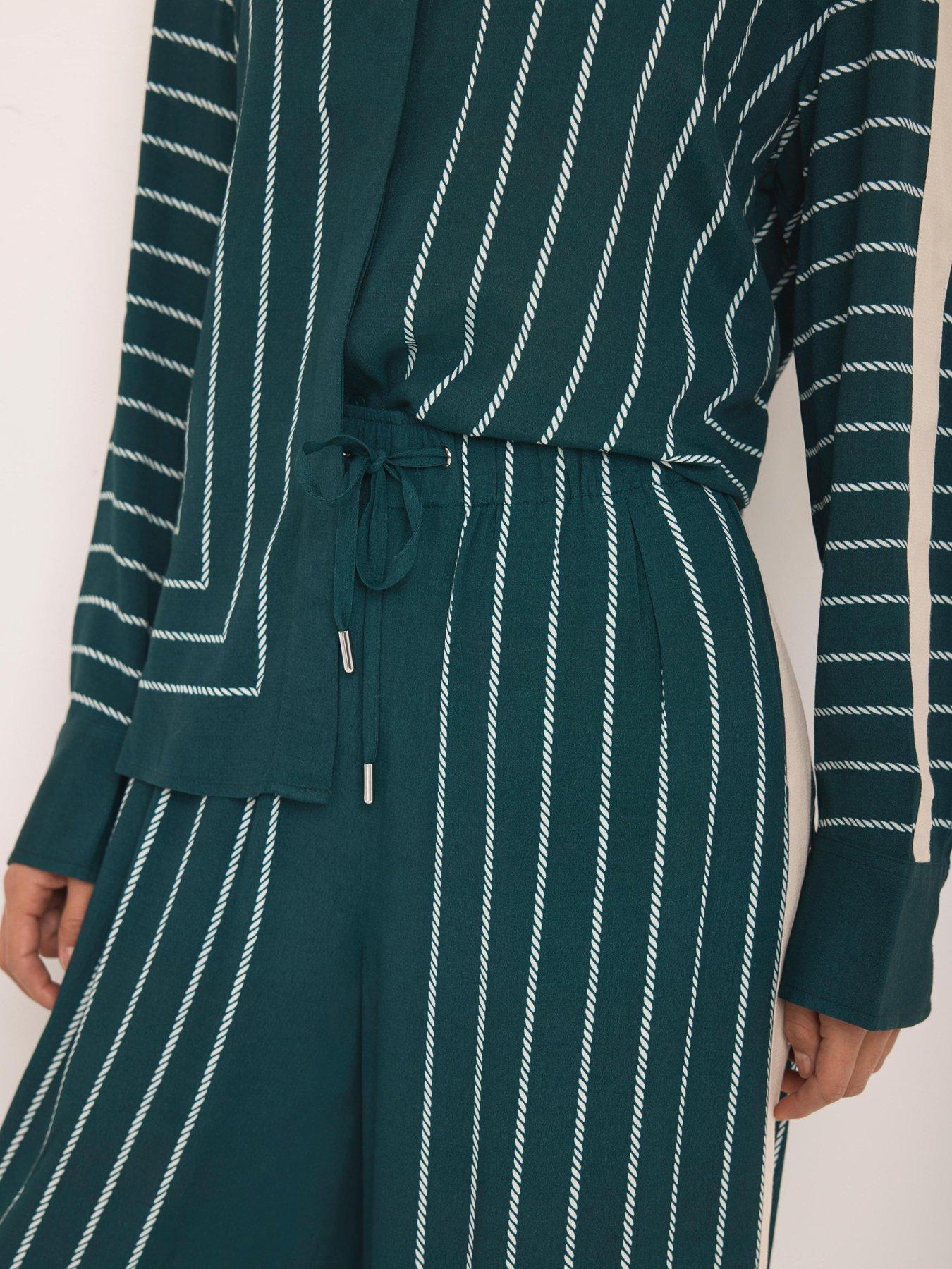 Image 4 of 6 of Mint Velvet Nia Print Stripe Trouser