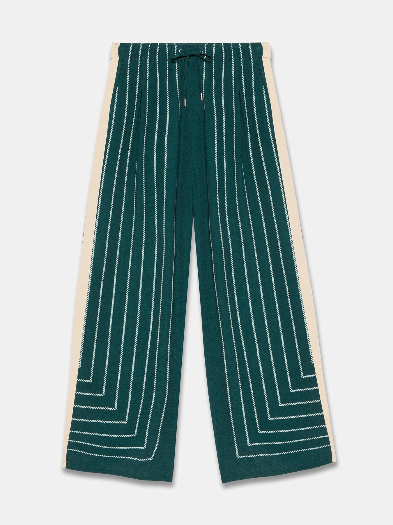 Image 5 of 6 of Mint Velvet Nia Print Stripe Trouser