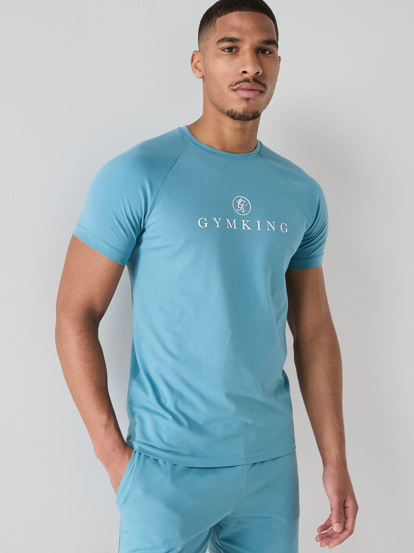 Image 1 of 5 of Gym King Mens Pro T-Shirt - Blue
