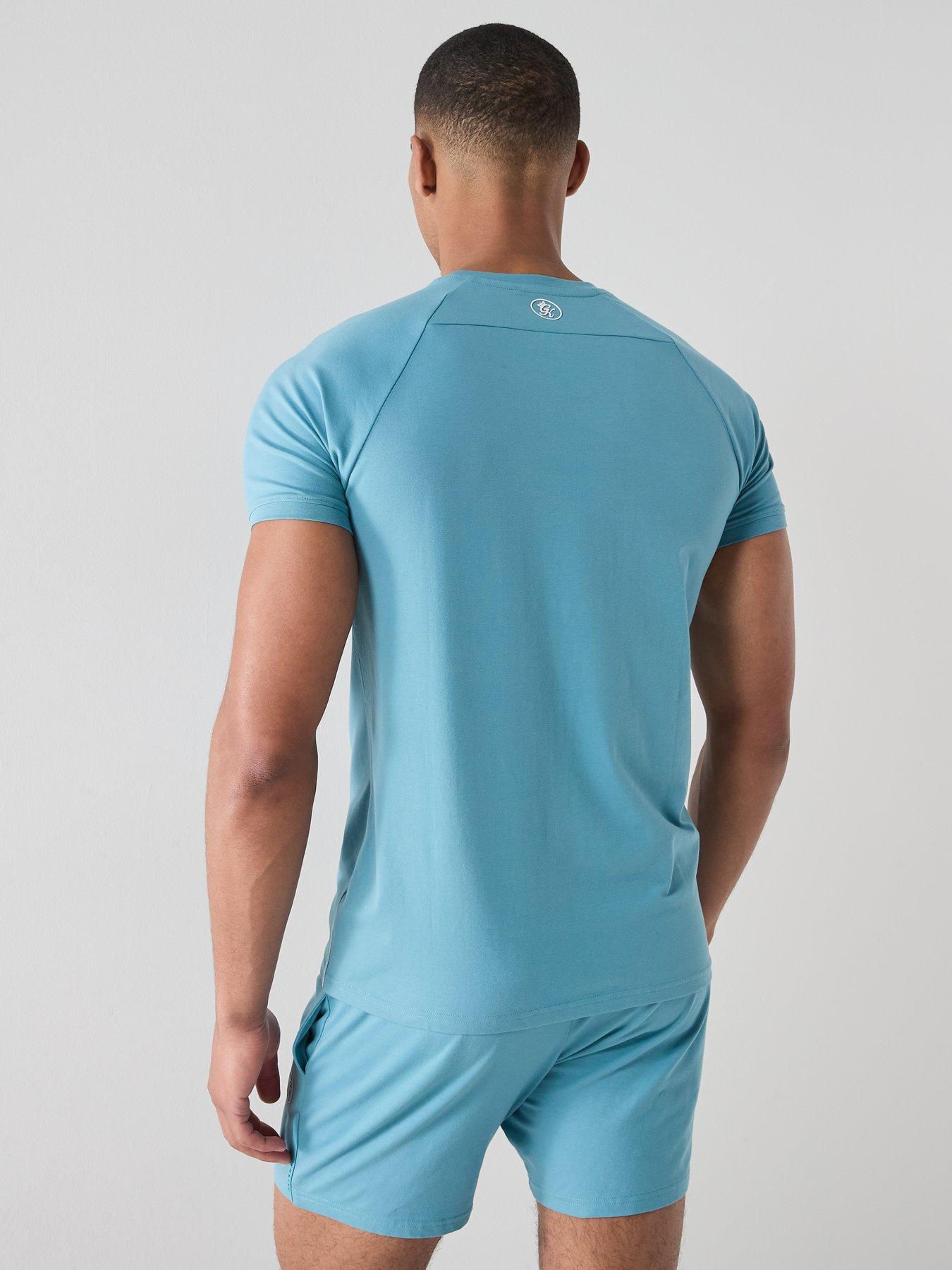Image 2 of 5 of Gym King Mens Pro T-Shirt - Blue