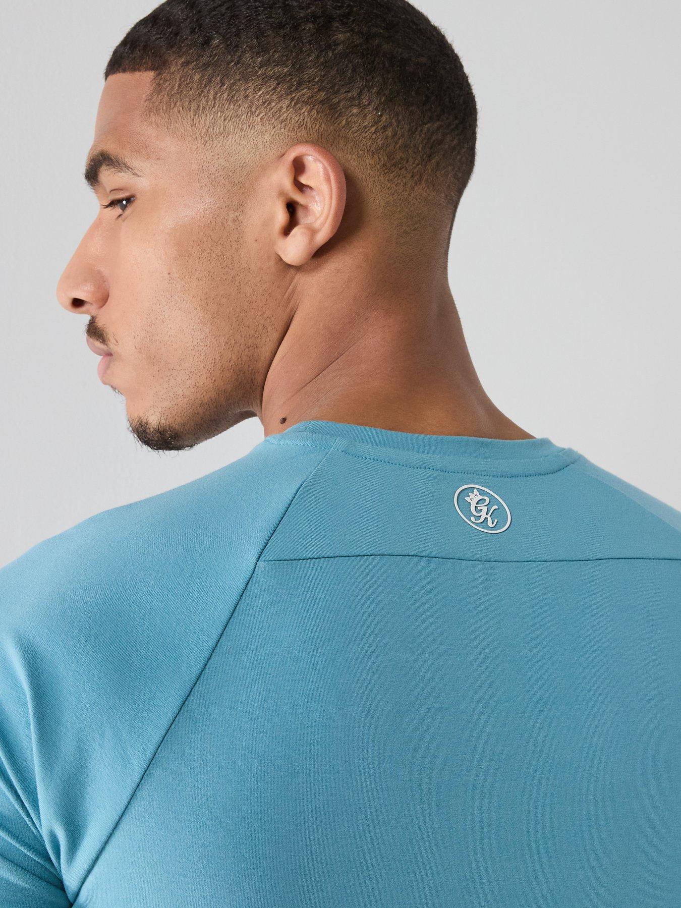 Image 4 of 5 of Gym King Mens Pro T-Shirt - Blue
