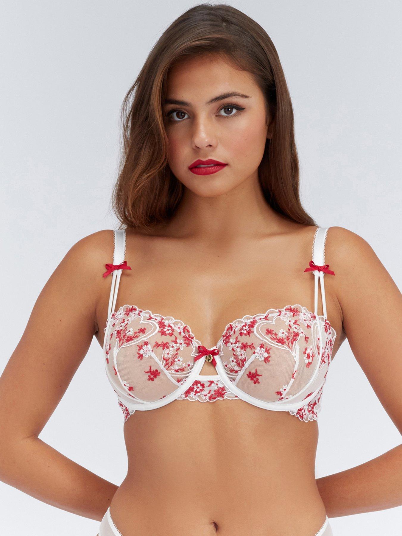 Boux Avenue Boux Avenue Lisette Emb Balconette Bra - White Mix