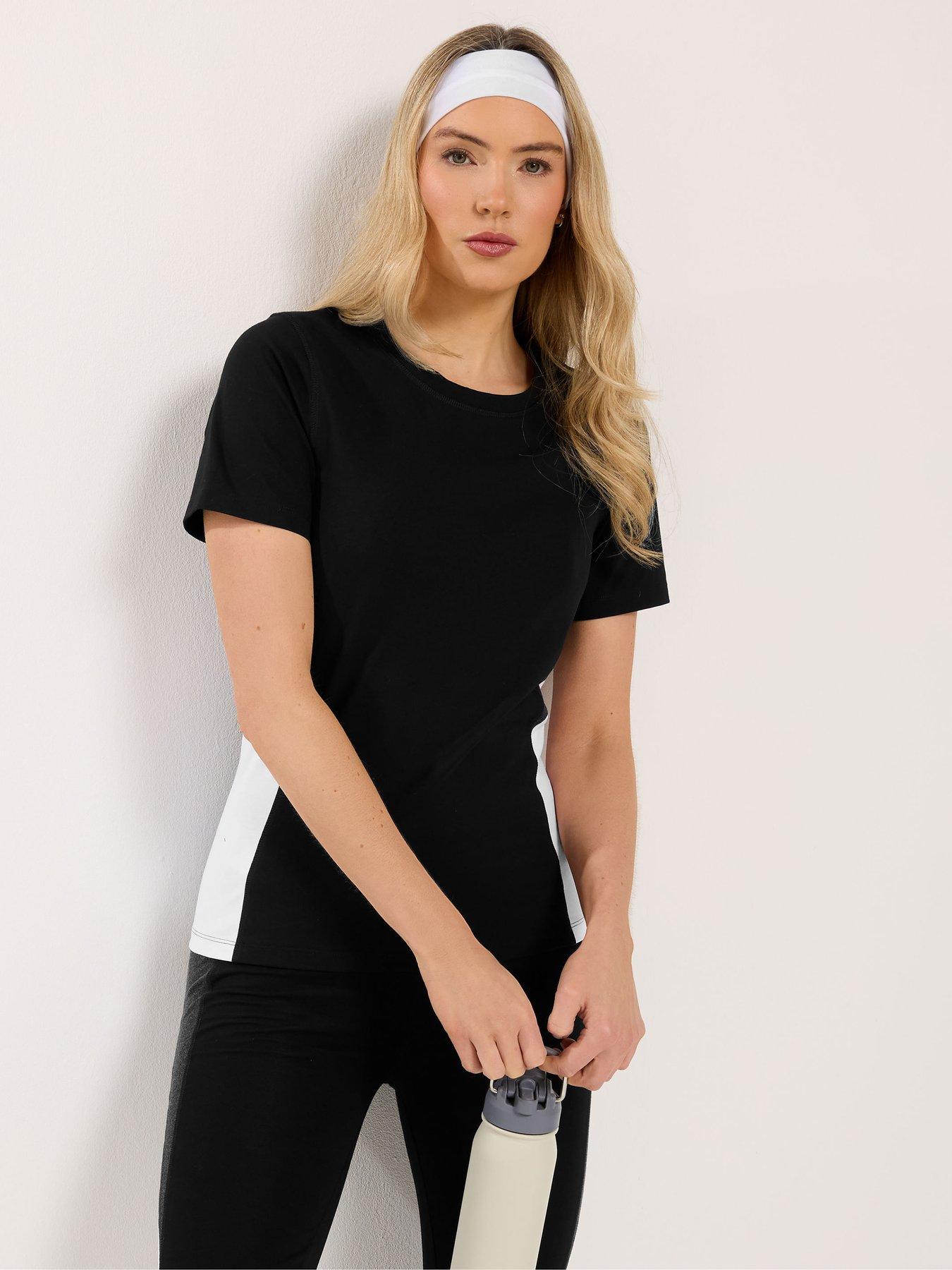 Long Tall Sally Tall Active Colour Block Short Sleeve Top