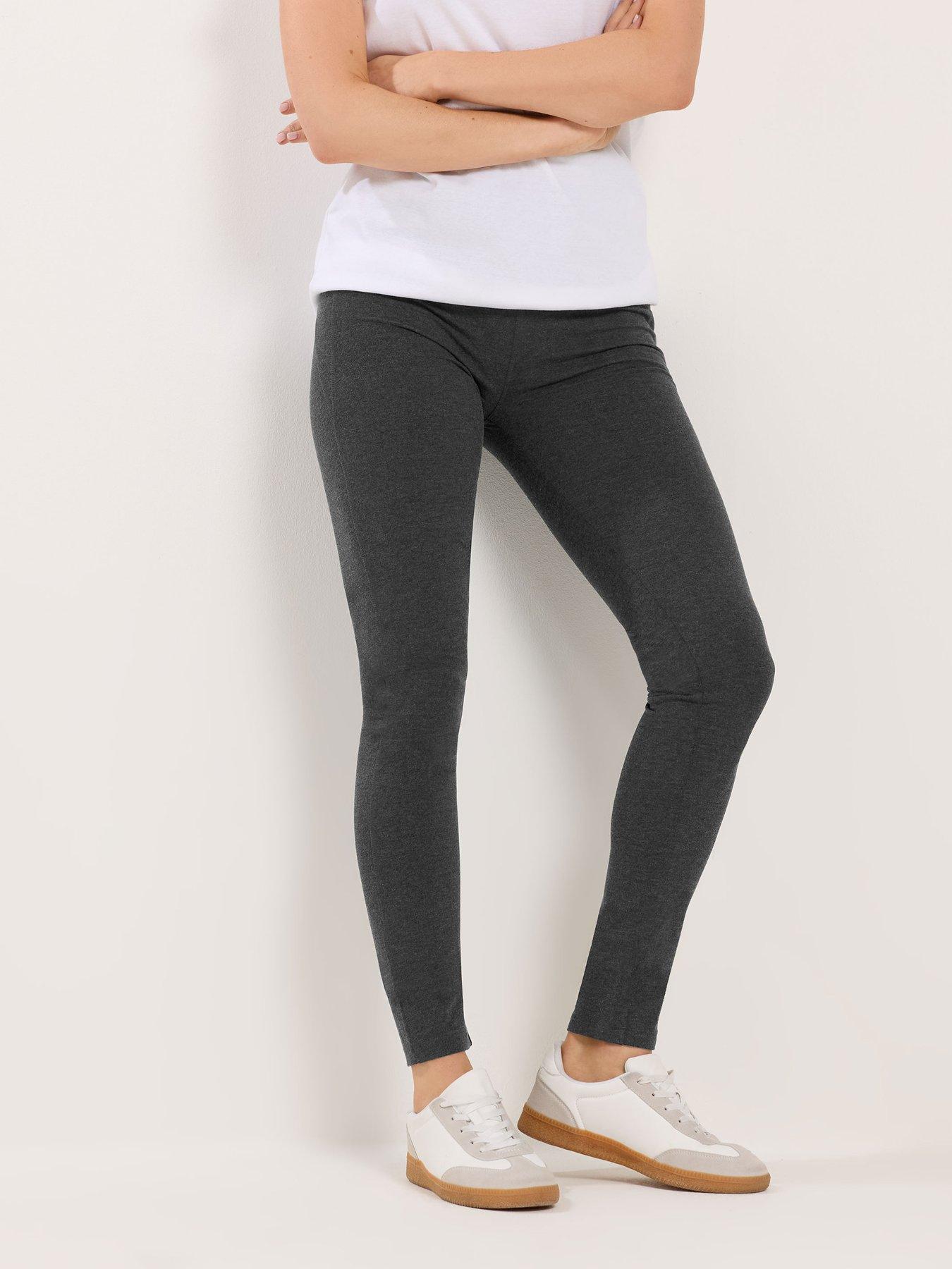 Long Tall Sally Women's Tall Pocket Leggings Pants in Charcoal | Size: 20 - Image 3